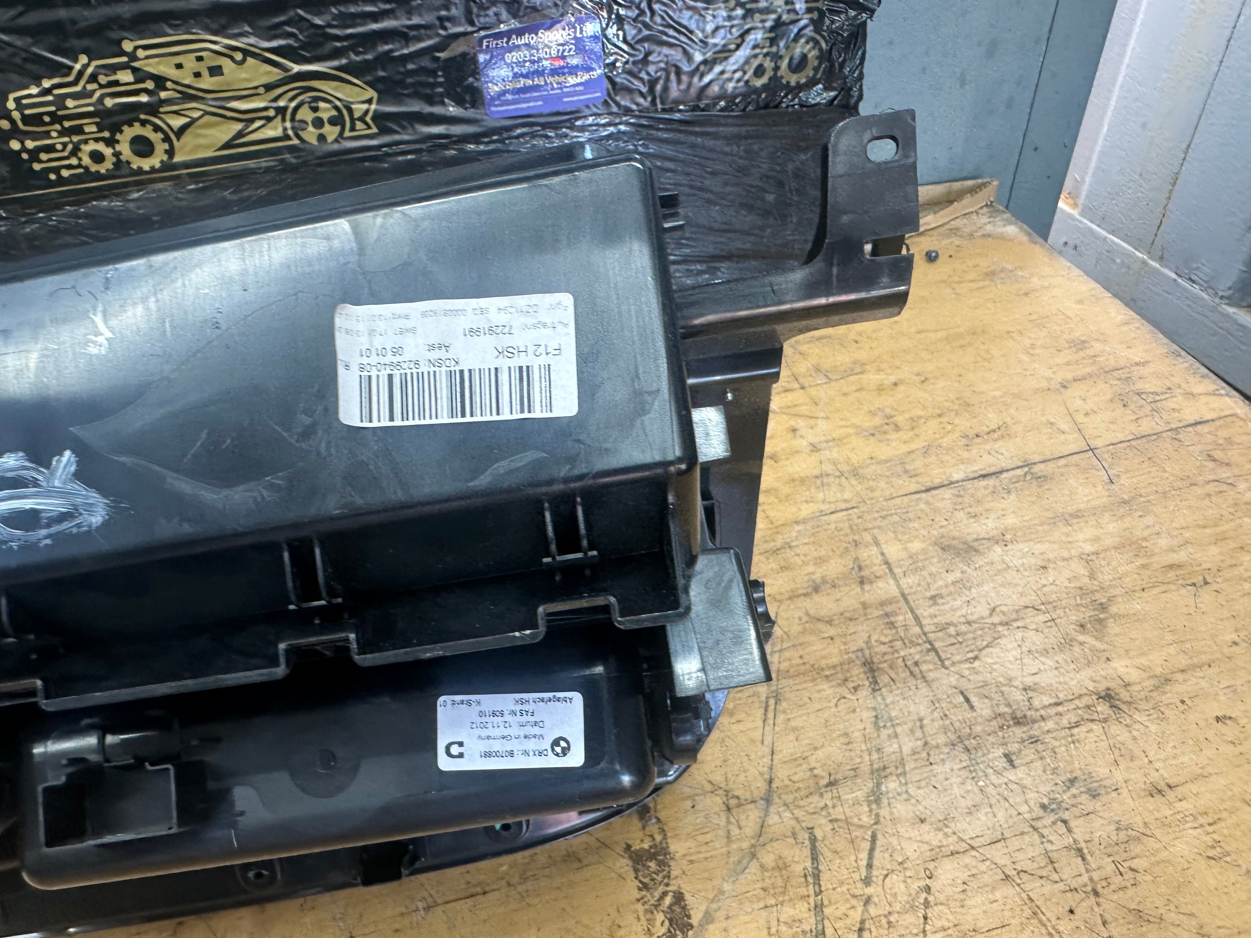 BMW 6 Series F12 M Sport 2012 Complete Glove Box (9229940)