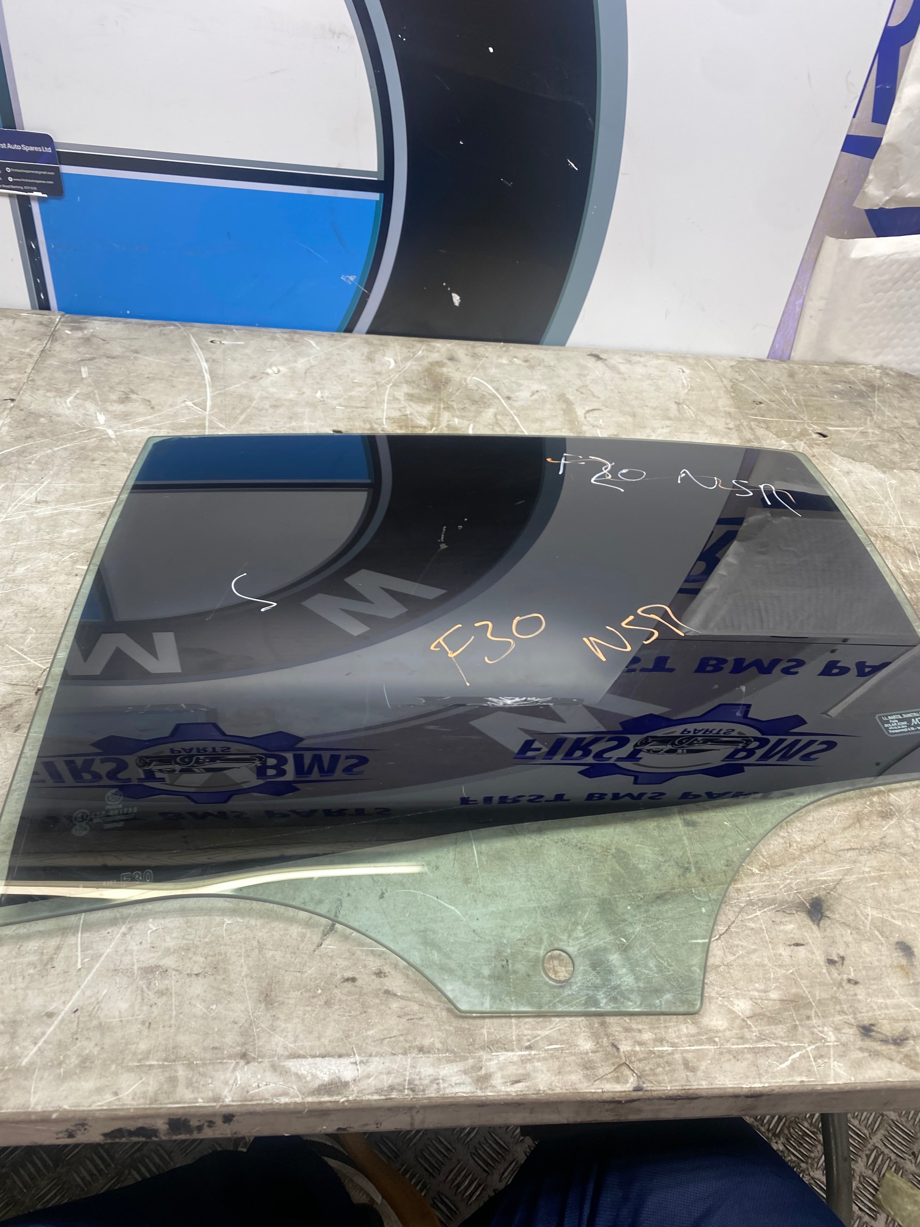BMW 3 Series F30 Rear Passenger Side Window Glass – 2012–2019