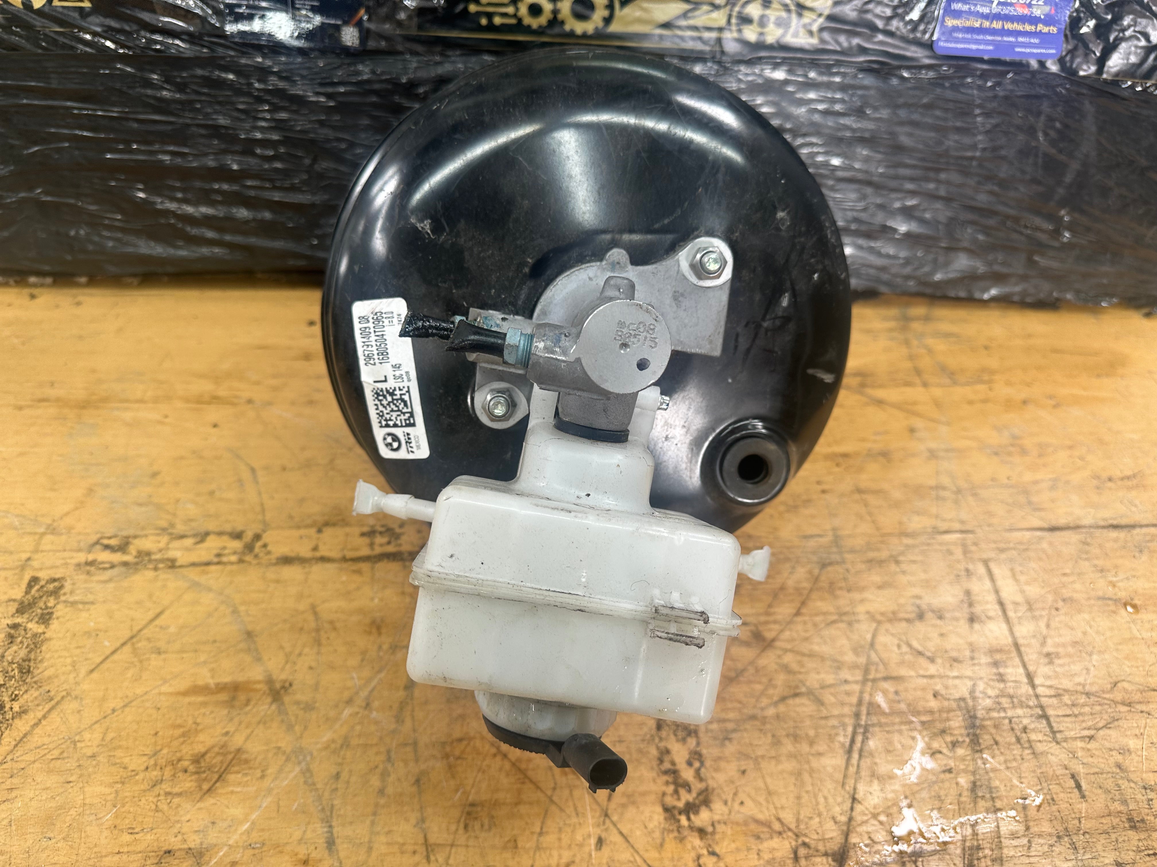 BMW X6 F16 2015 3.0 Diesel Brake Servo & Master Cylinder (296791409 08)