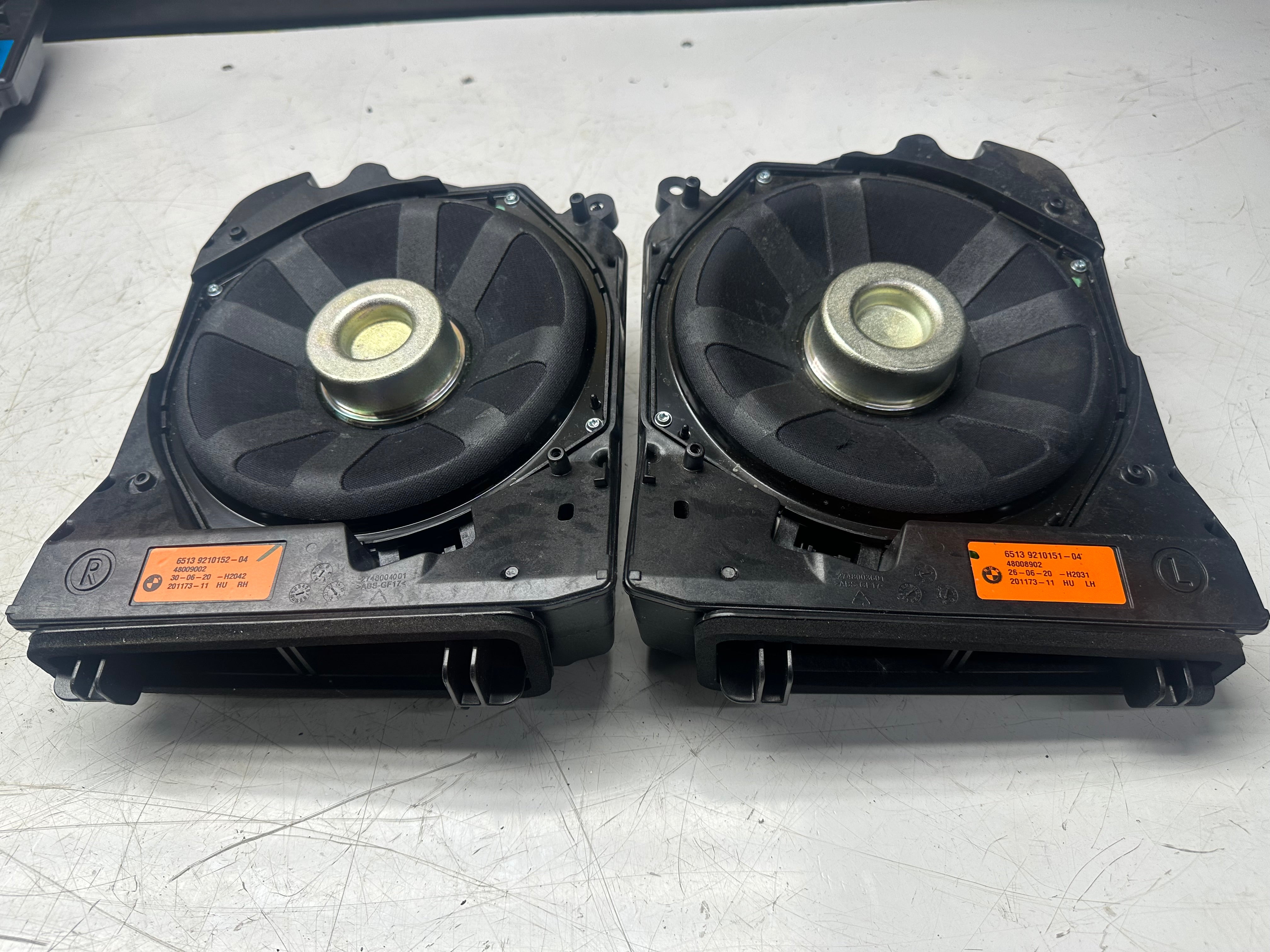 BMW 4 Series Harman Kardon Subwoofer Speakers Set (65139210151-04) (65139210152-04)