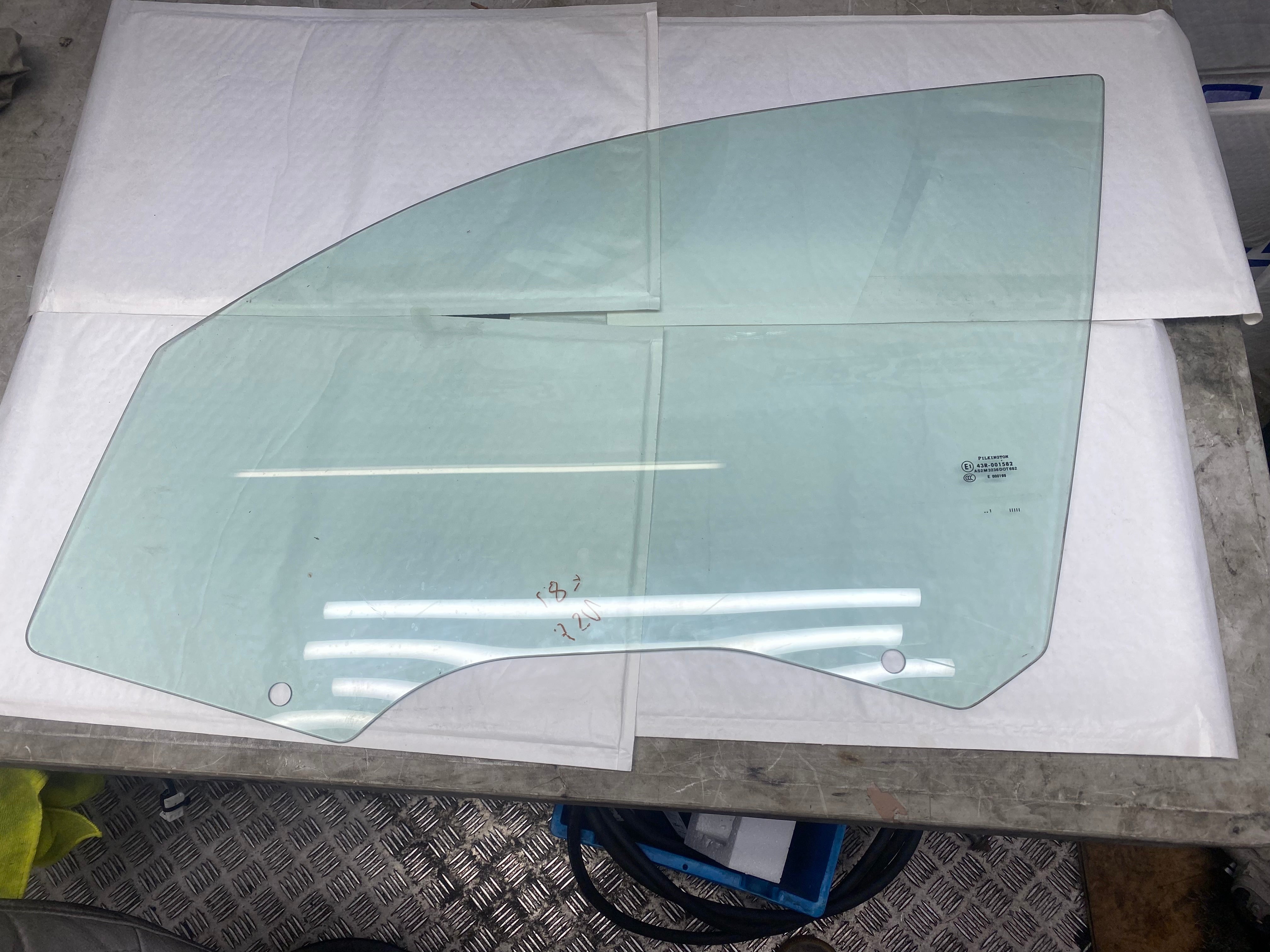 BMW 5 Series E60 Rear Driver Side Window Glass 2003–2010