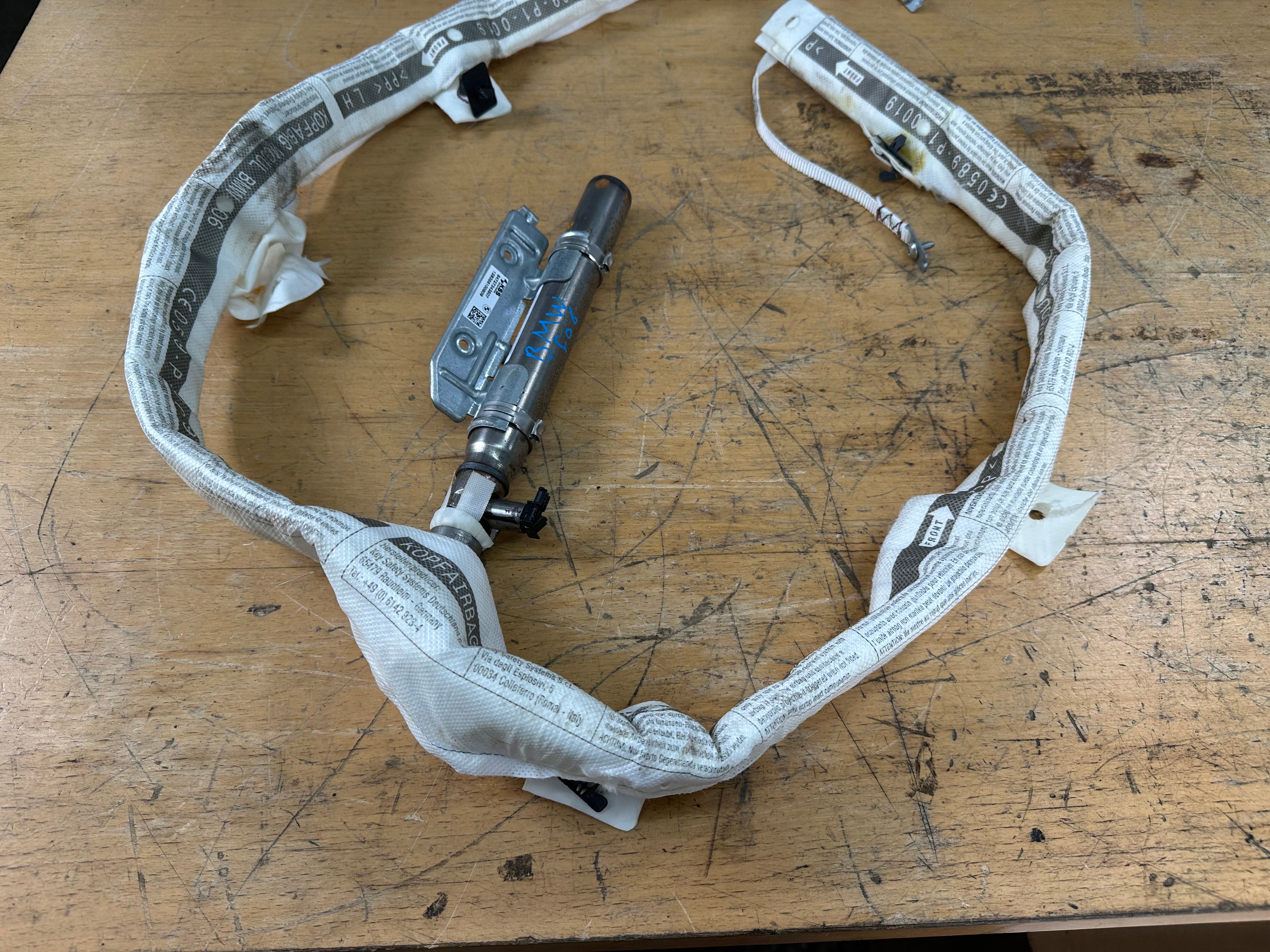 BMW 6 Series F06 F13 Left Passenger Roof Curtain Airbag (84727343507) (1024975-6-6)