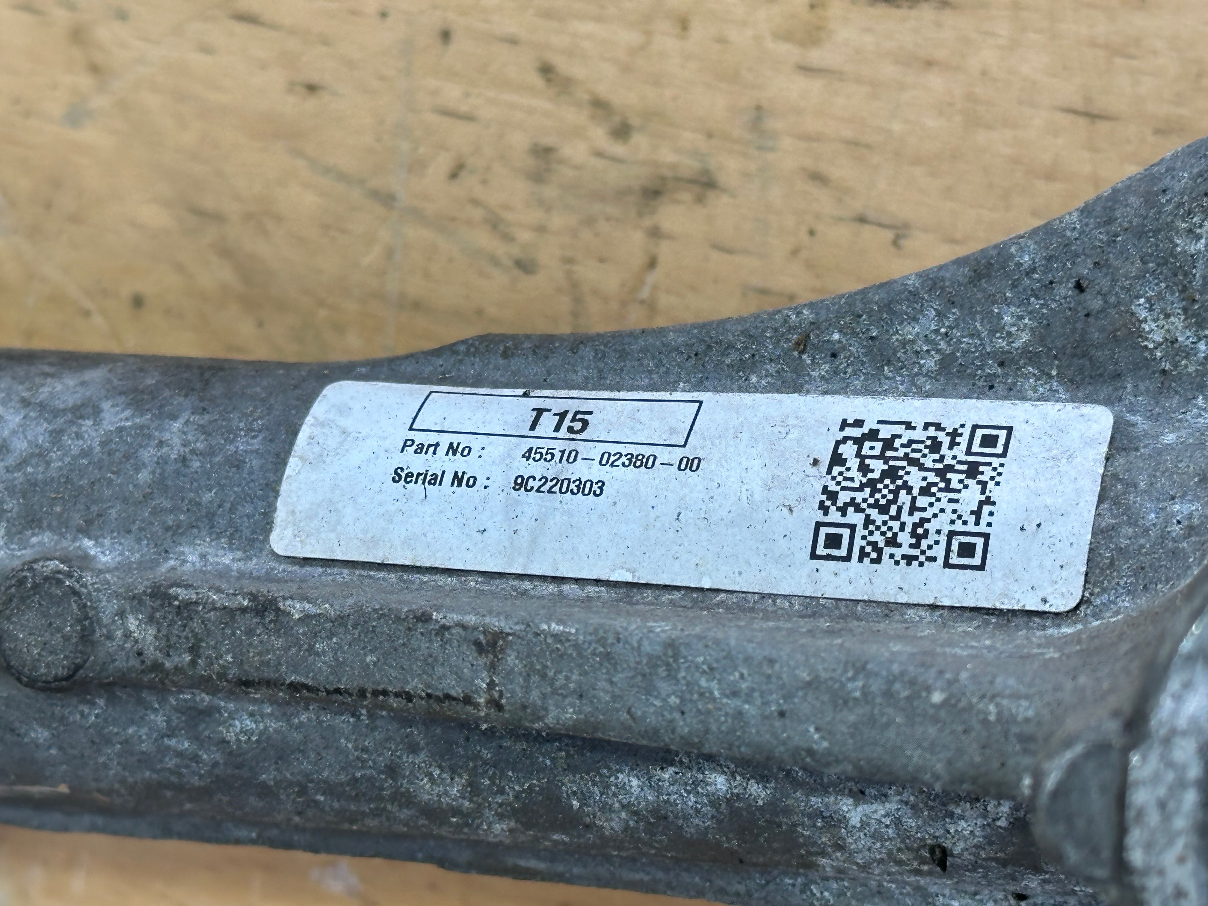 Toyota Corolla 2018-2021 Front Power Steering Rack T15 (45510-02380-00)