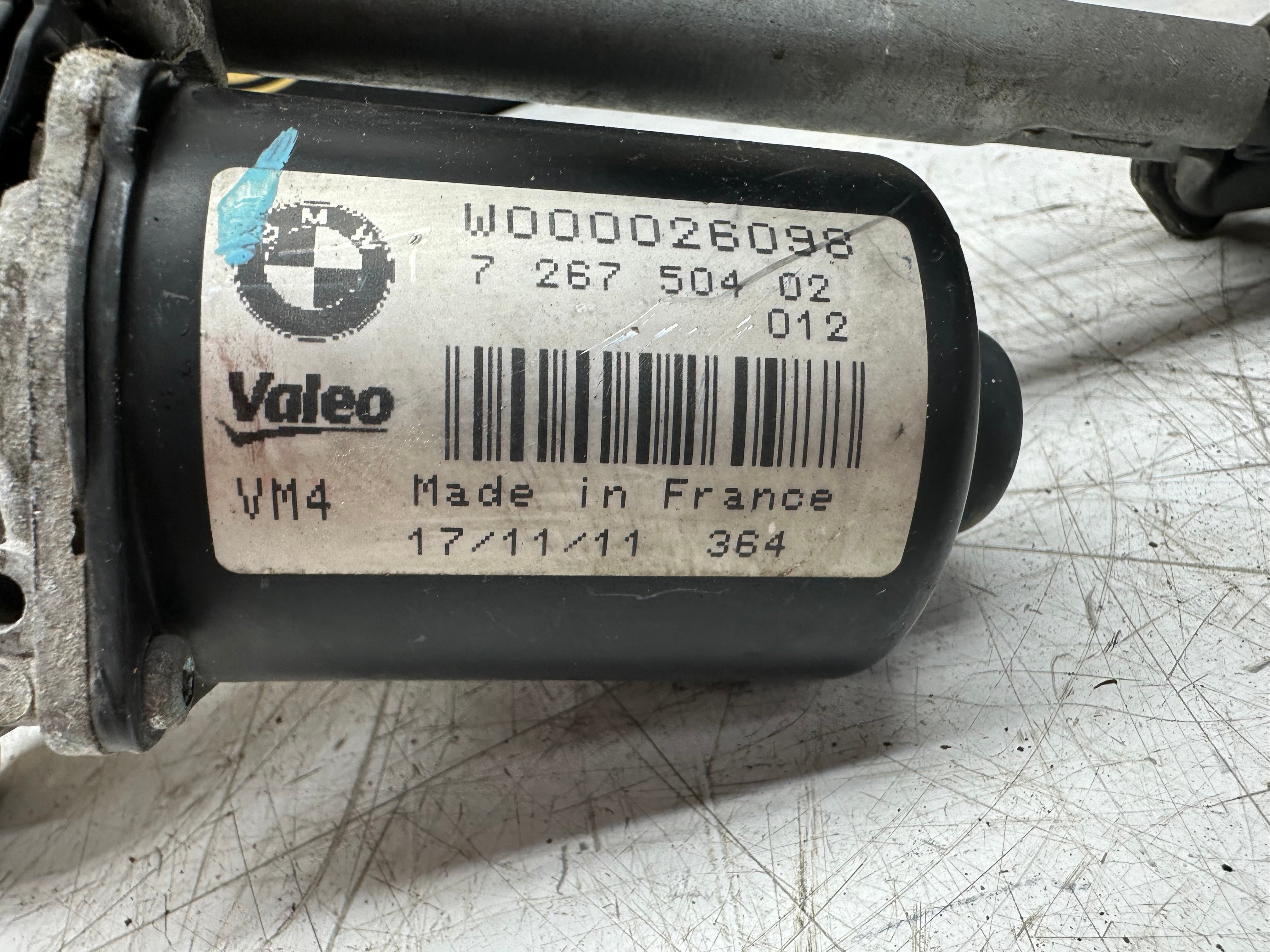 BMW 1 Series F20 Front Wiper Motor & Linkage (7267504 02) (W000026098)