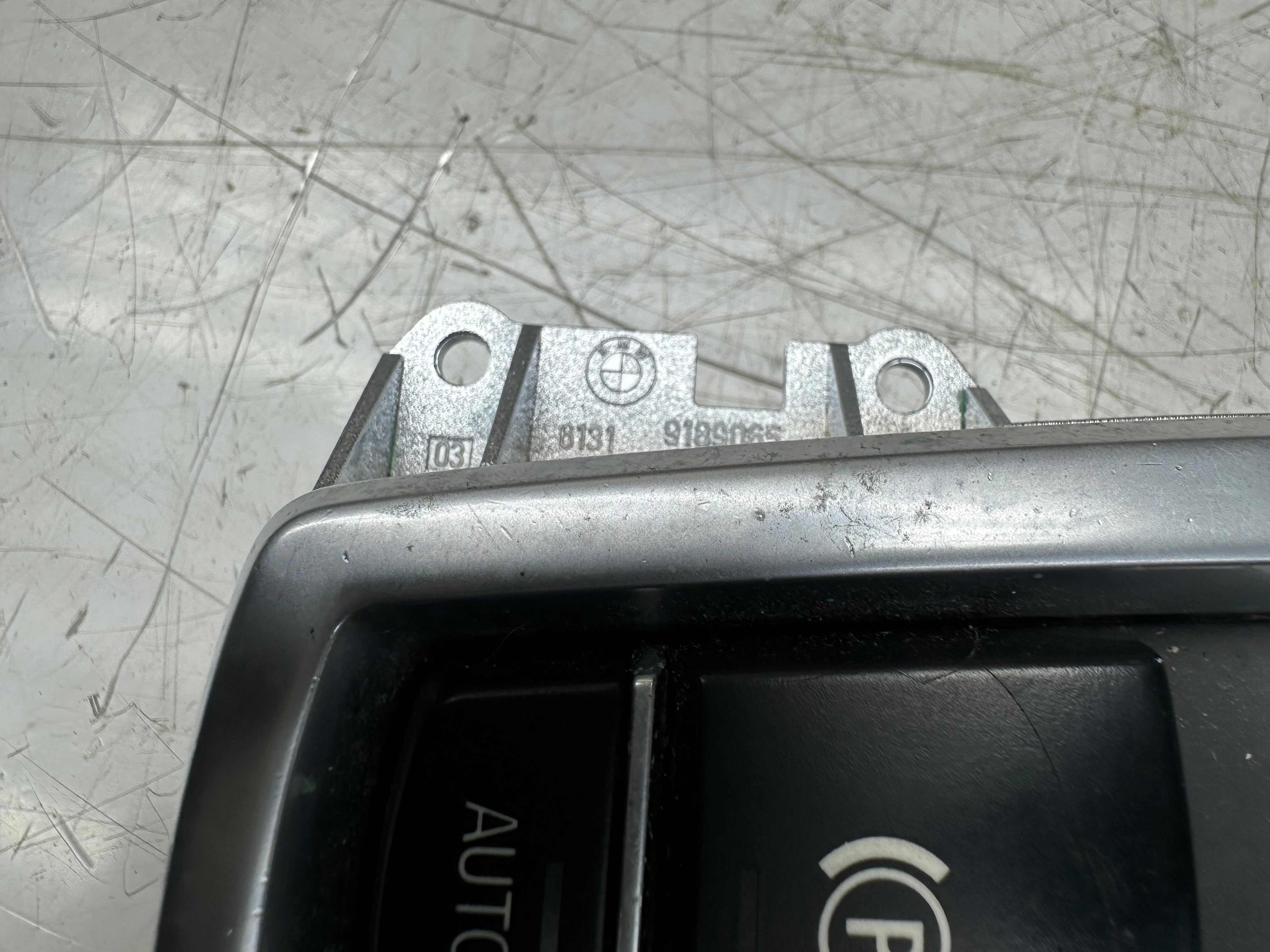 BMW X5 F15 XDrive Parking Brake & Auto Hold Switch Bottom (9385029)