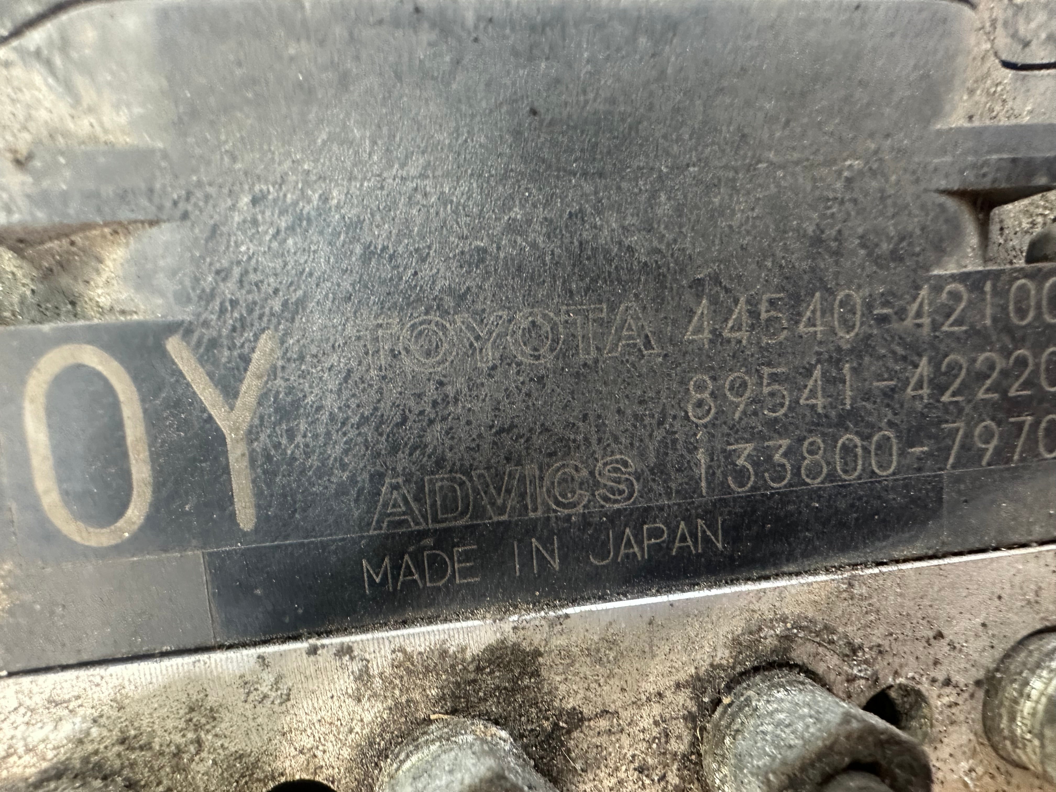 Toyota RAV4 2005-2010 2.2 Diesel Hydraulic ABS Brake Pump (44540-42100)