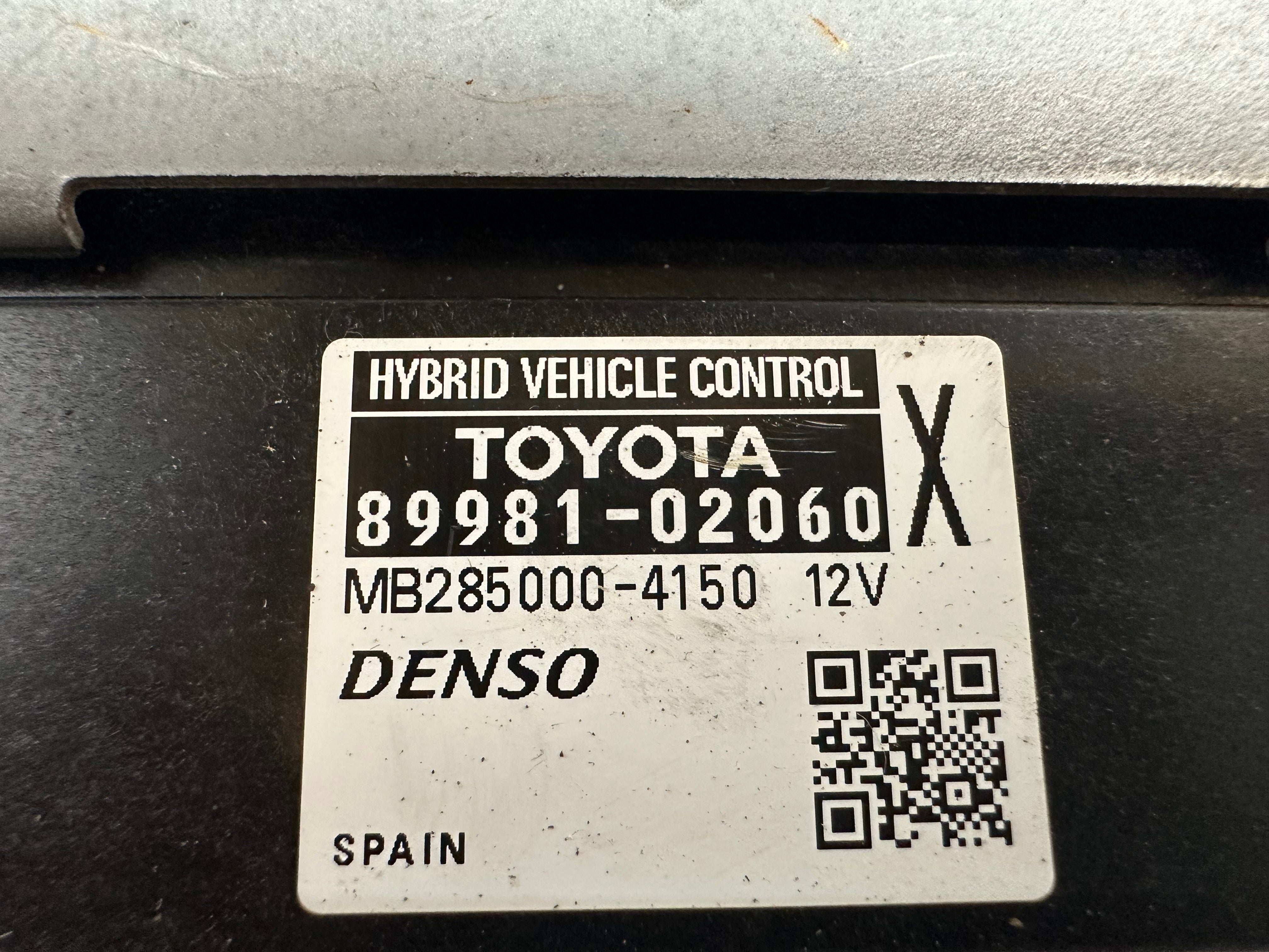 Toyota Auris Hybrid Vehicle Control (89981-02060)(MB285000-4150)