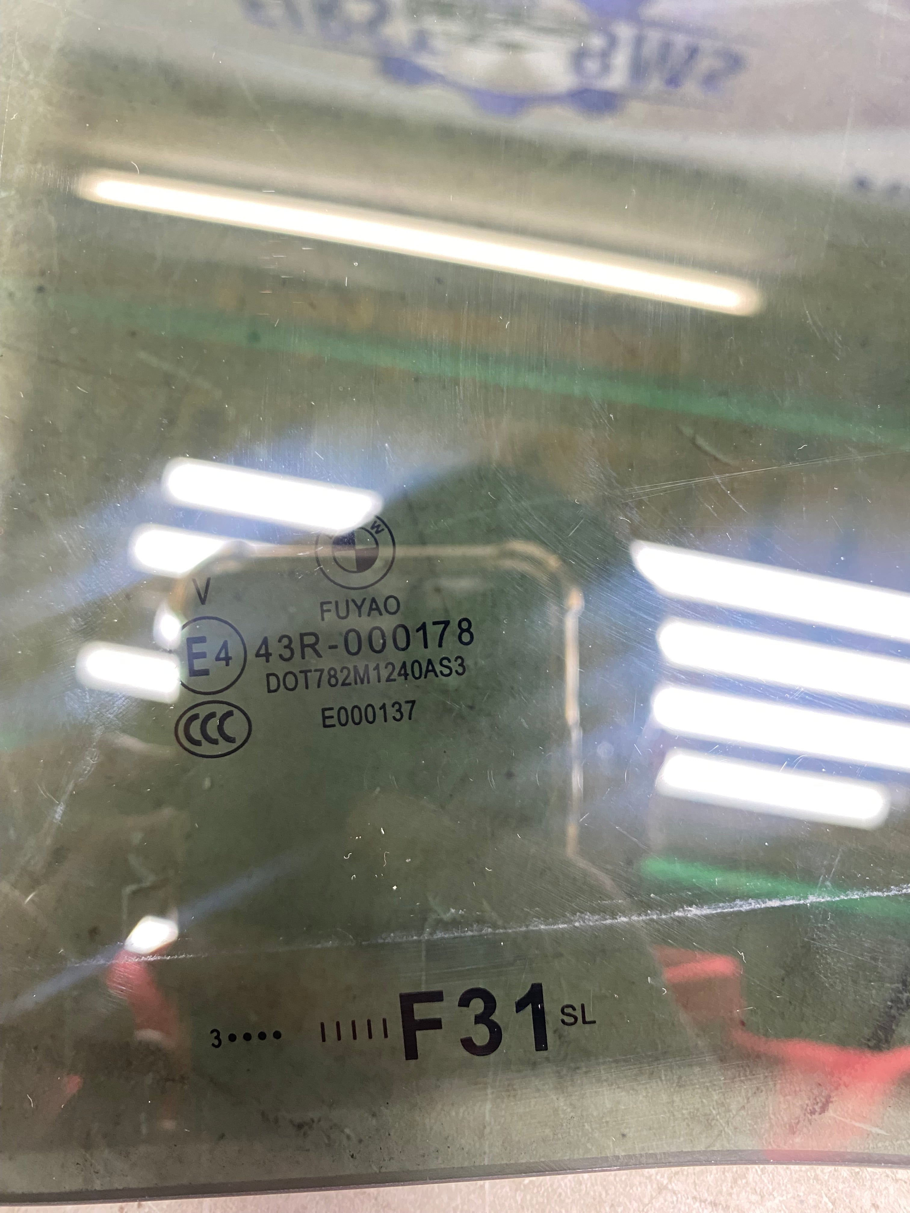 BMW 3 Series F31 Rear Passenger Side Window Glass – 2012–2019