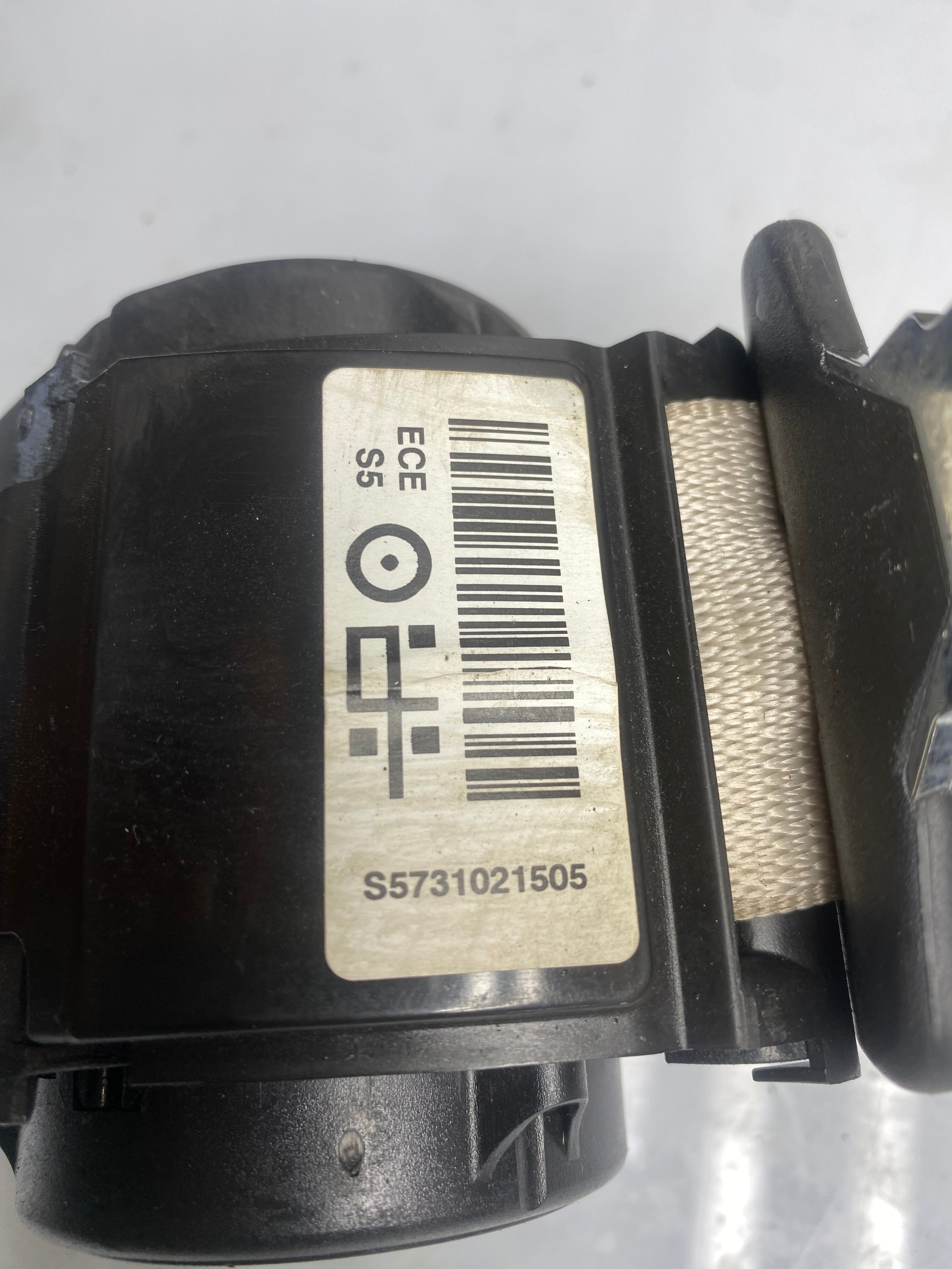 BMW 3 Series F30 Rear Centre Upper Seat Belt Oyster 2012–2019 (S5731021505)