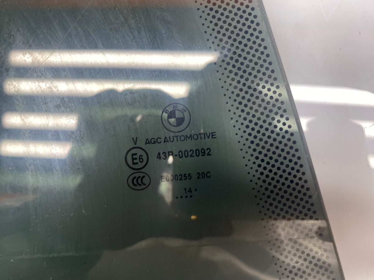 BMW 4 Series F36 Rear Passenger Side Window Glass 2014–2020