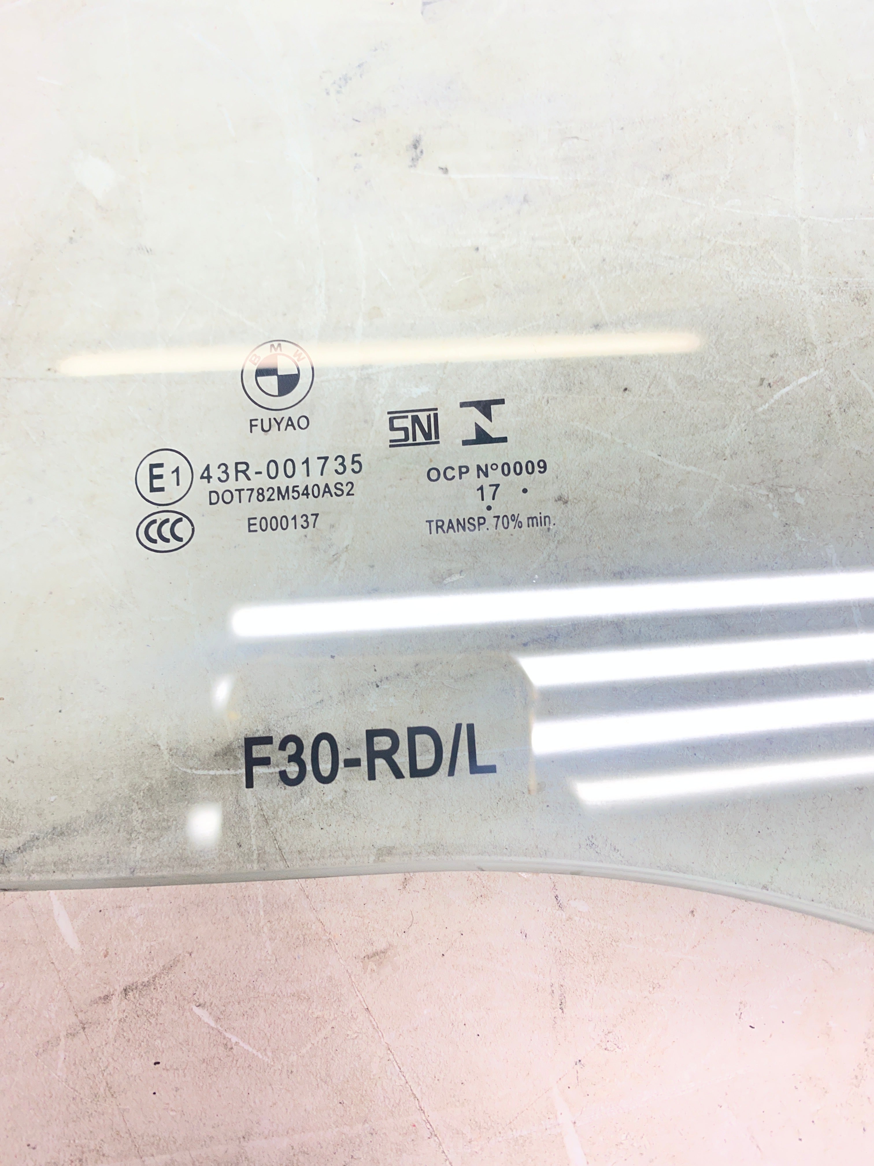 BMW 3 Series F30 Rear Window Glass – 2012–2019