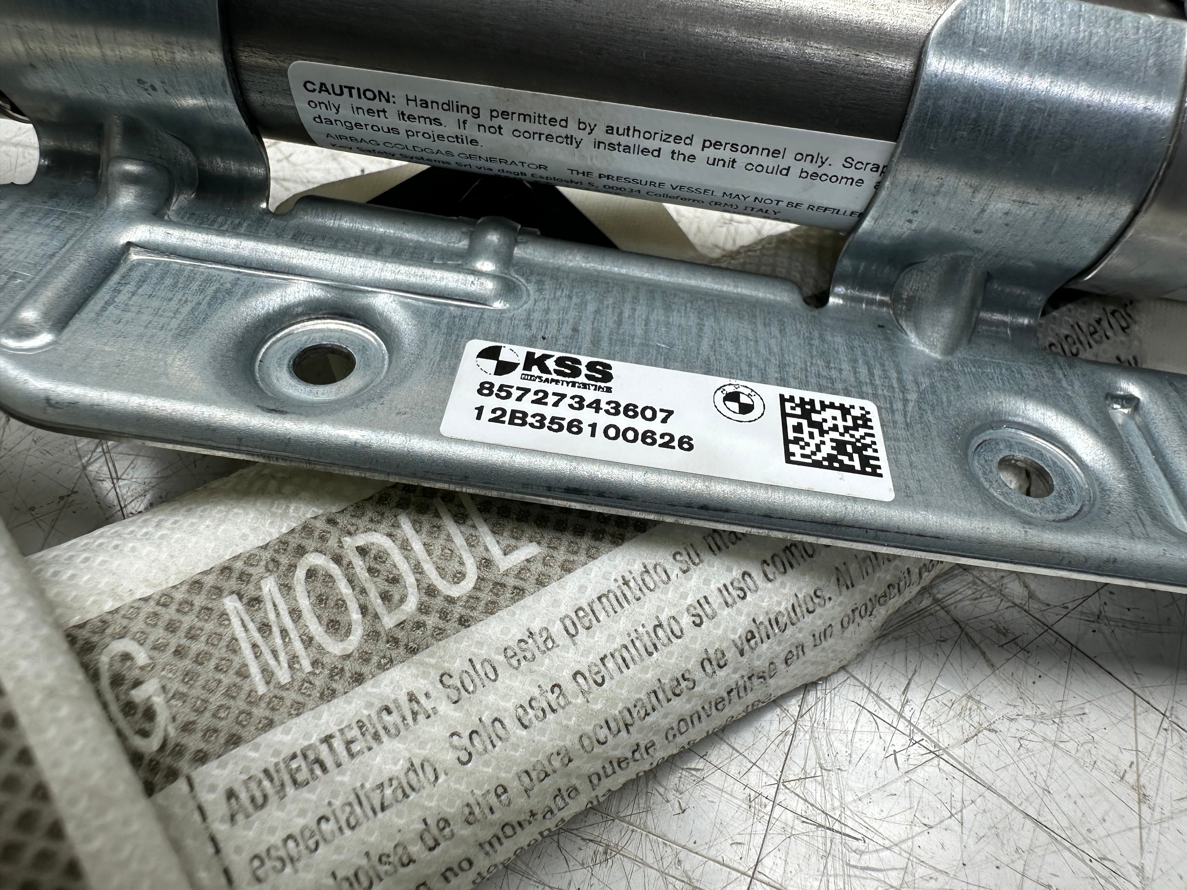 BMW 6 Series 640D F06 M Sport Gran Coupe 3.0D RHD Right Side Roof Curtain Airbag (85727343607)