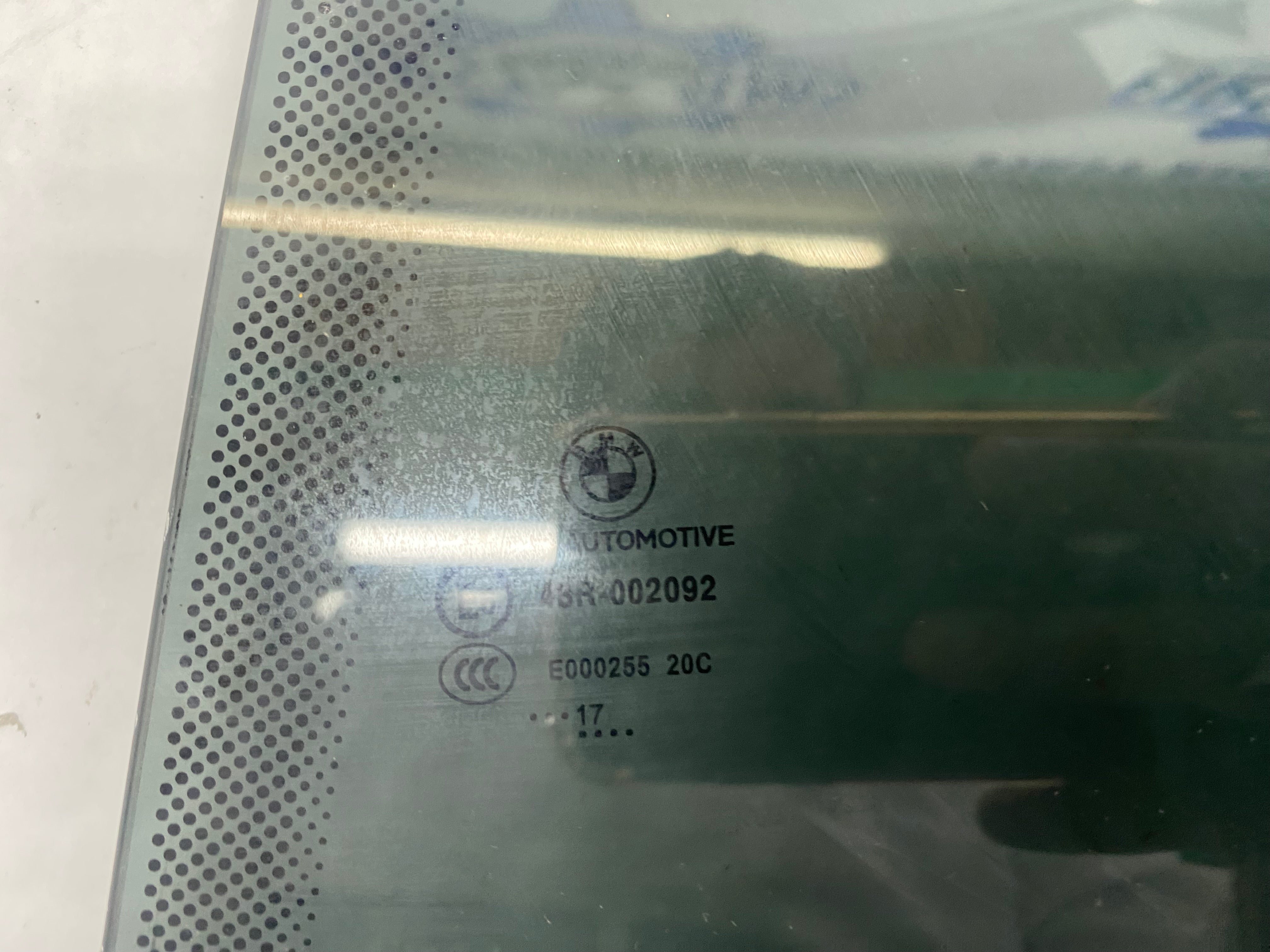 BMW 4 Series F36 Rear Passenger Side Window Glass 2014–2020