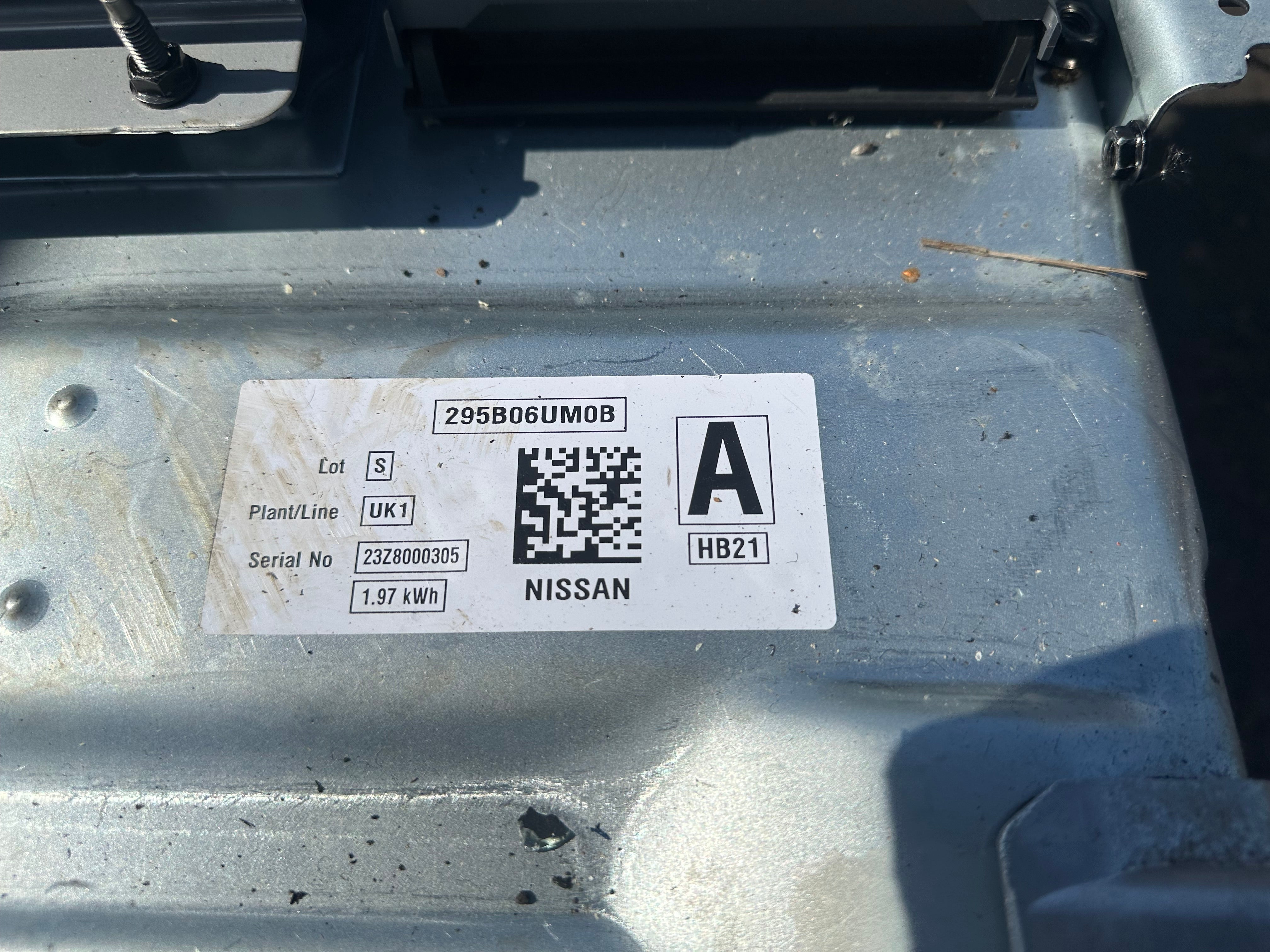 Nissan Qashqai J12 2021–2024 E-POWER Hybrid High Voltage Battery (295B06UM0B)