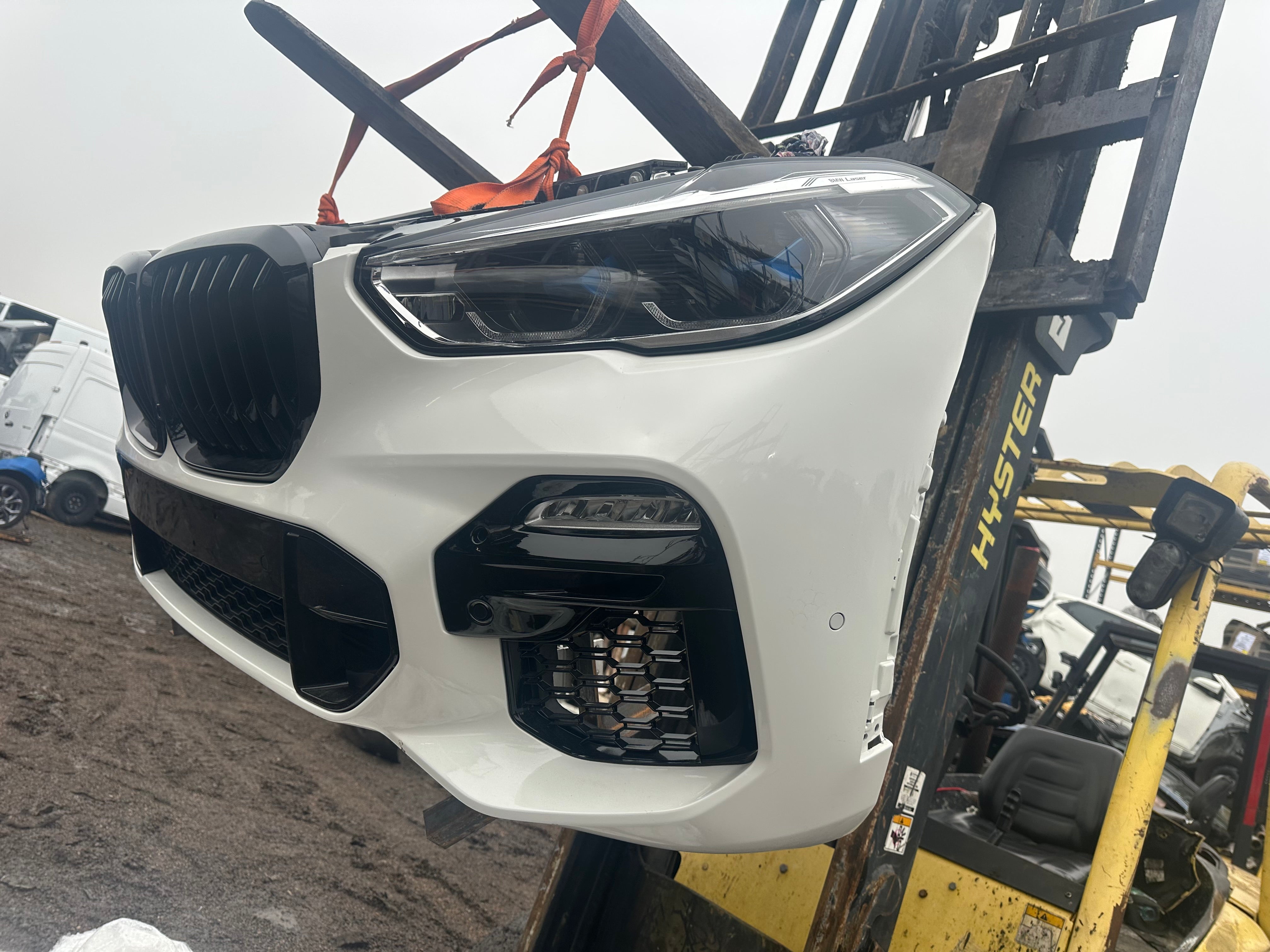 BMW X5 G05 M Sport 2019-2023 Complete Nose Cut with Laser Headlights, Complete Bumper, Slam Panel, and Rad Pack