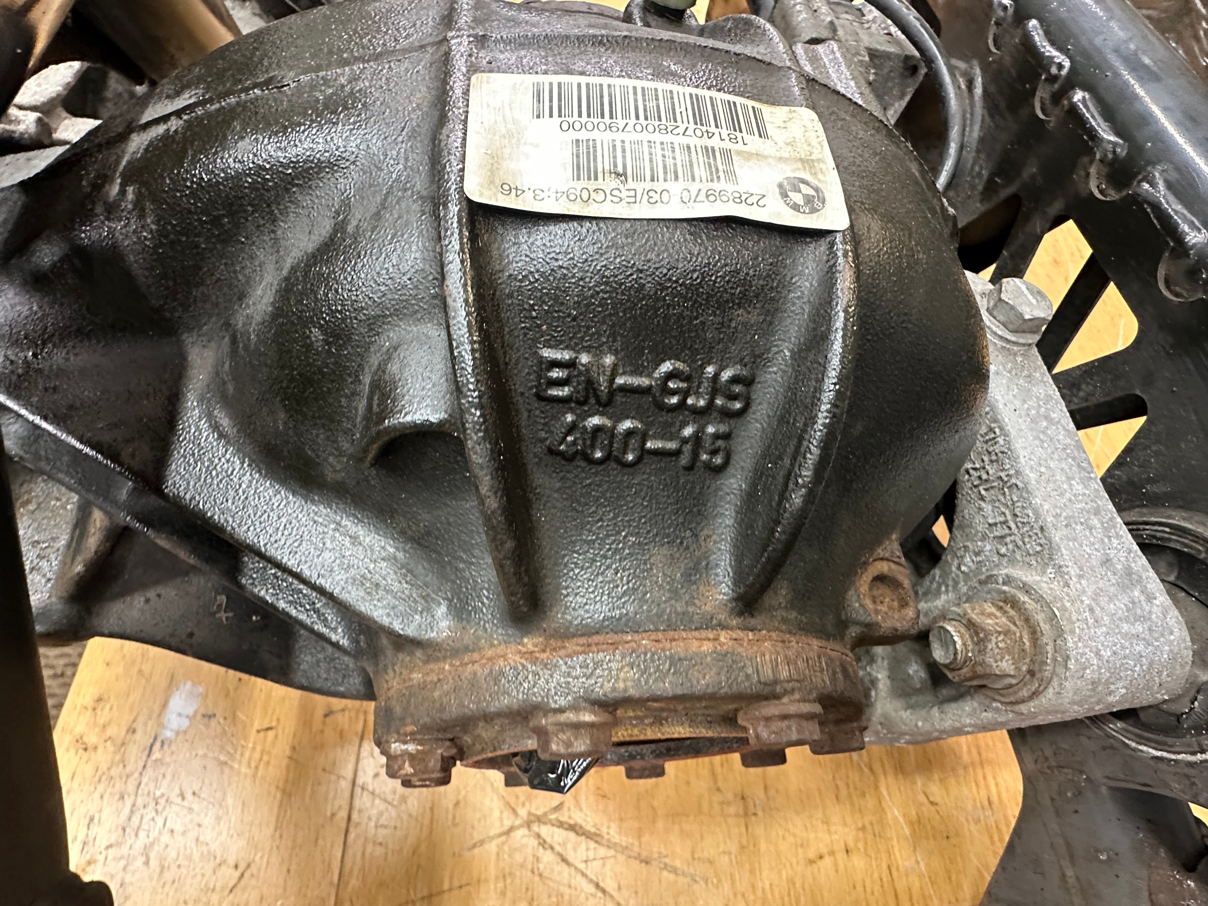 BMW M2 M3 M4 Rear Differential with Subframe Complete 3.46 Ratio LSD (8090473)