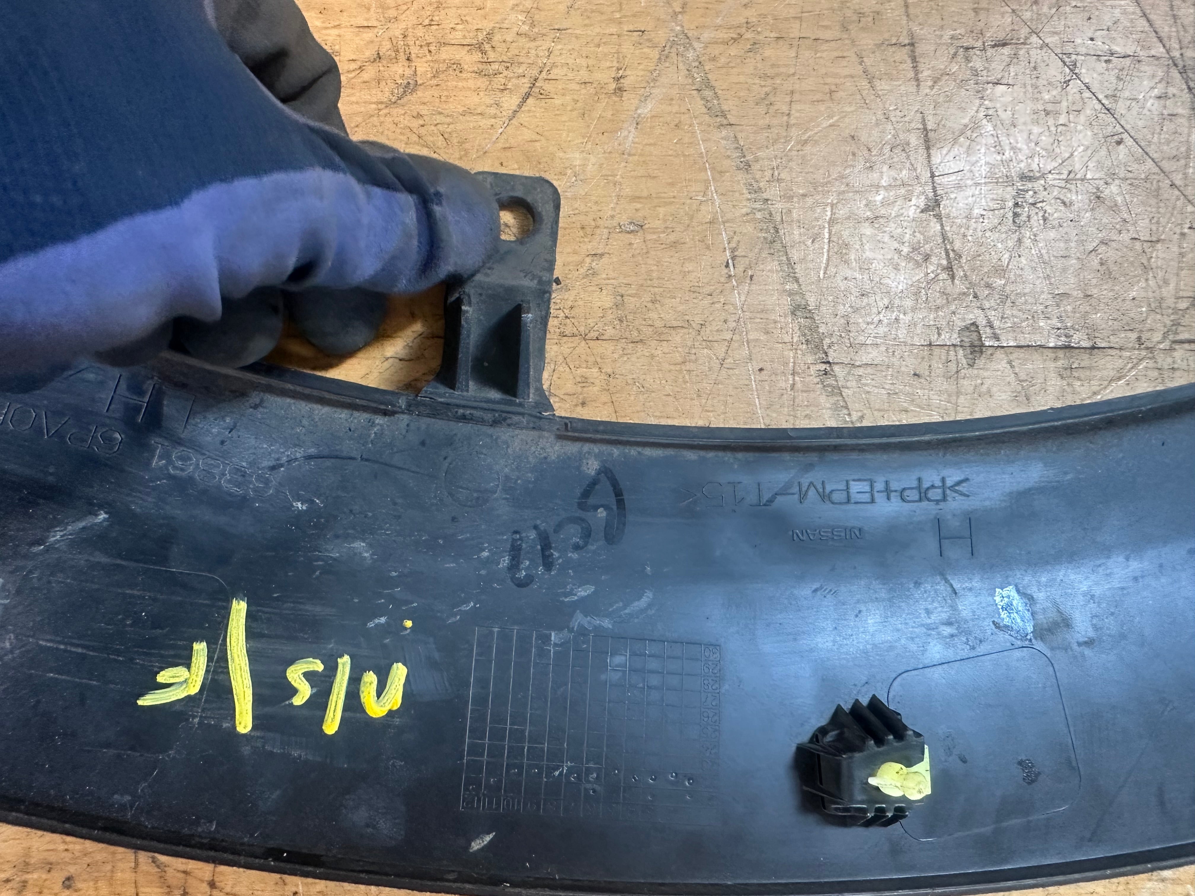 Nissan Juke 2022 N/S/F Left Passenger Front Wheel Arch Trim (63861 6PA0B)