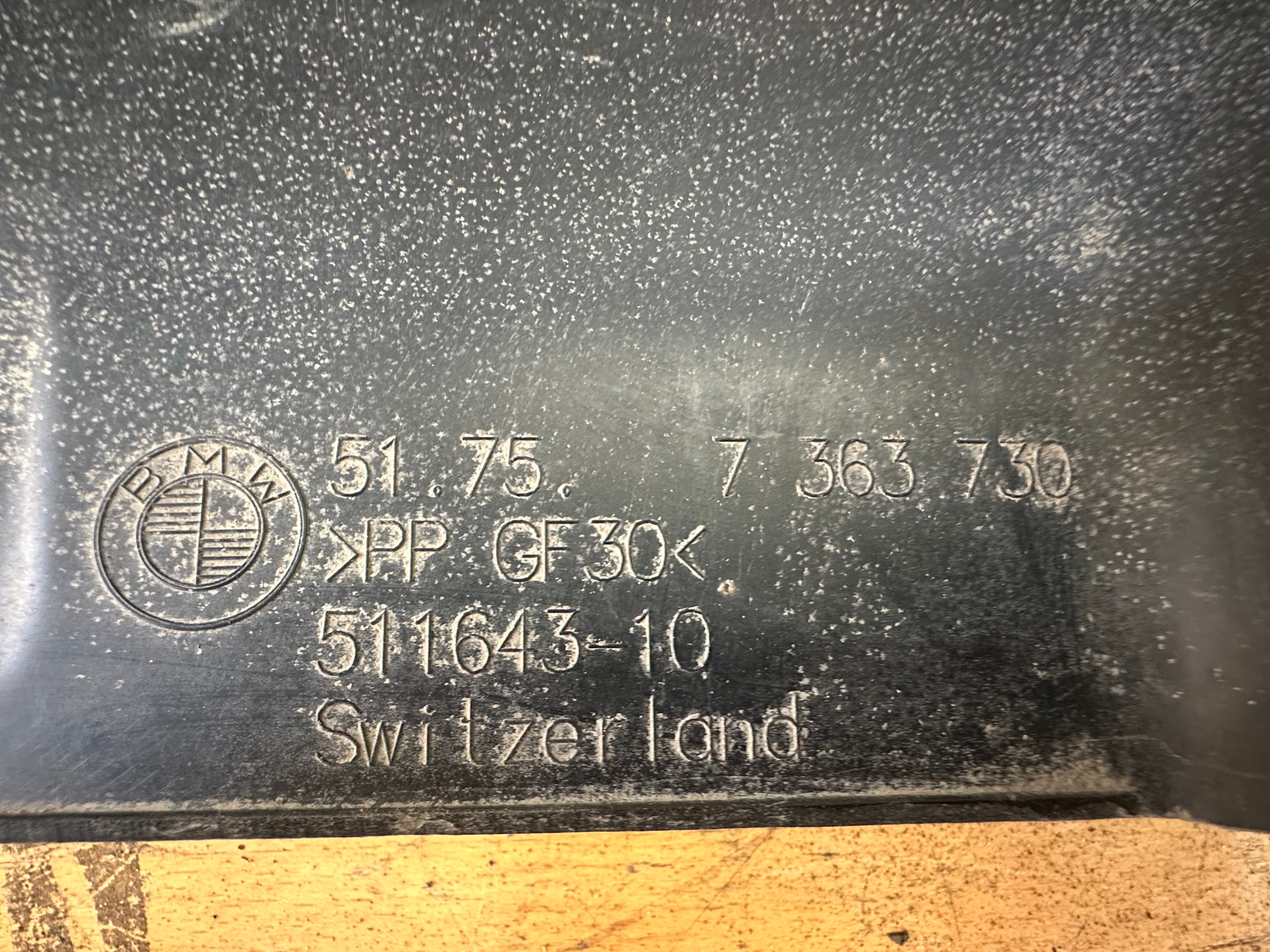 BMW G11 G30 Steering Gear Rack Cover Underbonnet Panel Insulation RWD (7363730)