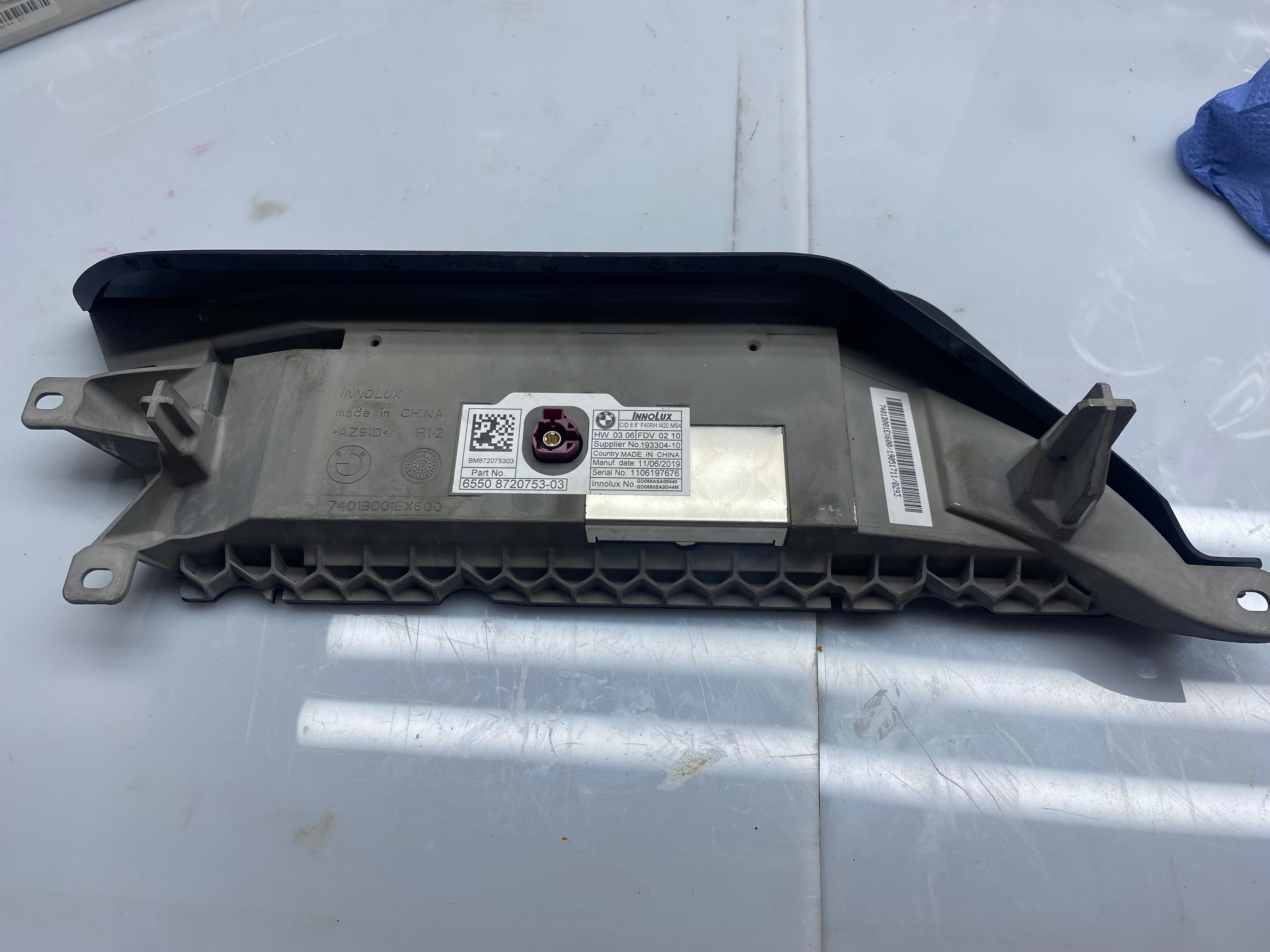 BMW 1 Series F40 Nav System CID Display iDrive (7949339 / 9423191 / 5A0EDF6)