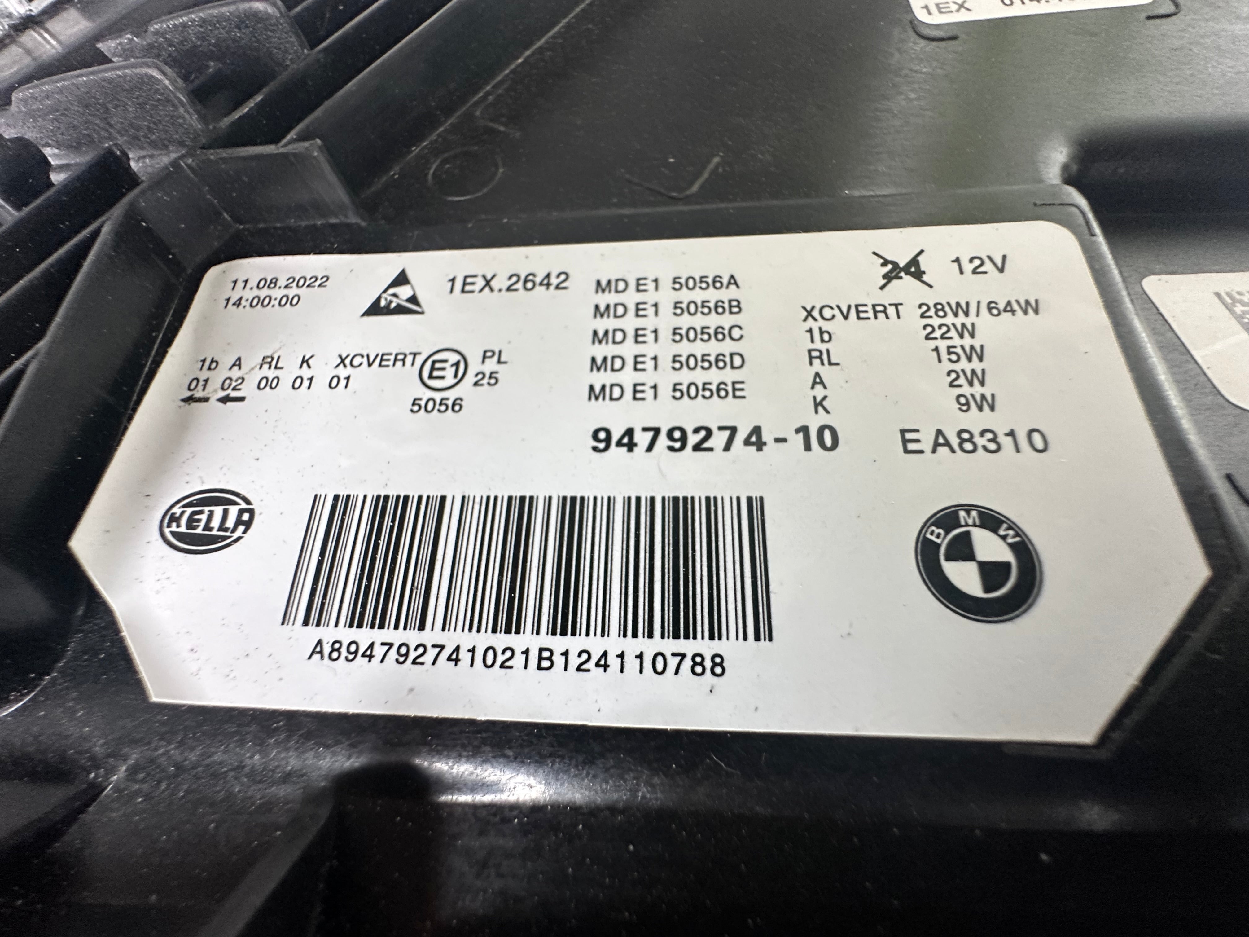 BMW 5 Series G30 G38 F90 Laser Right Headlight (9479274-10)