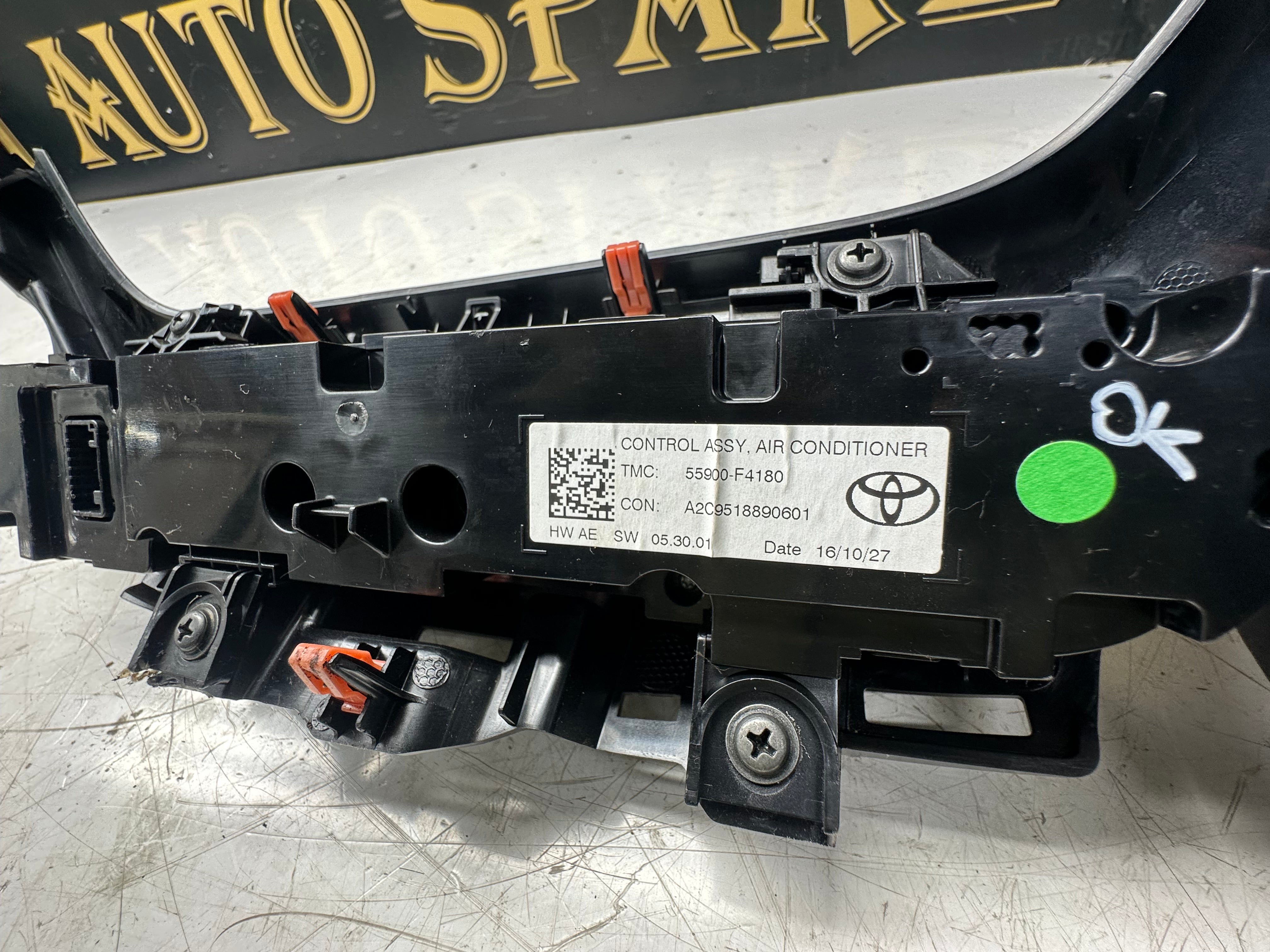 Toyota C-HR 2016-23 AC Heater Switch Climate Control Panel (55900-F4180)