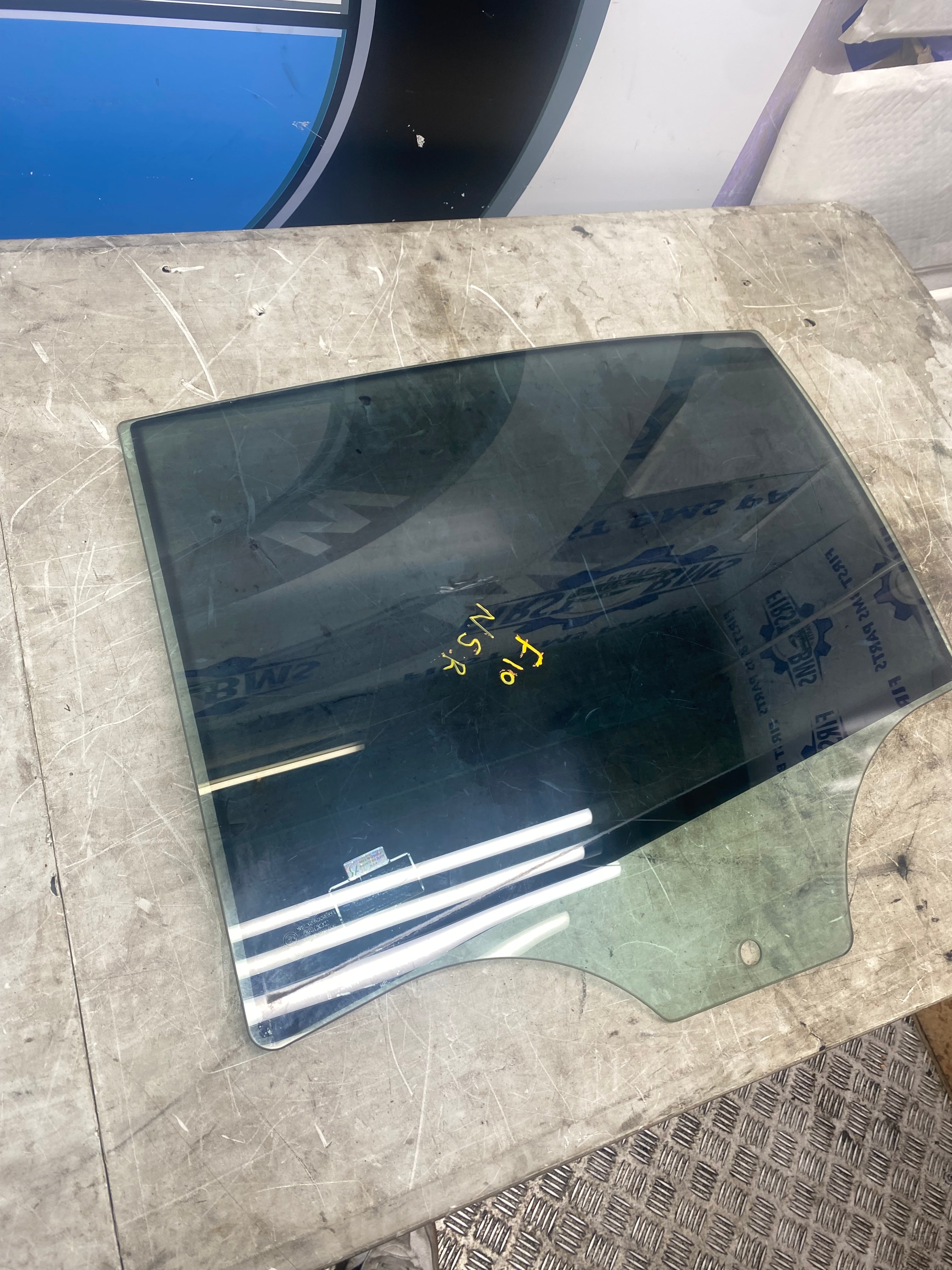 BMW 5 Series F10 Rear Passenger Side Window Glass – 2010–2017
