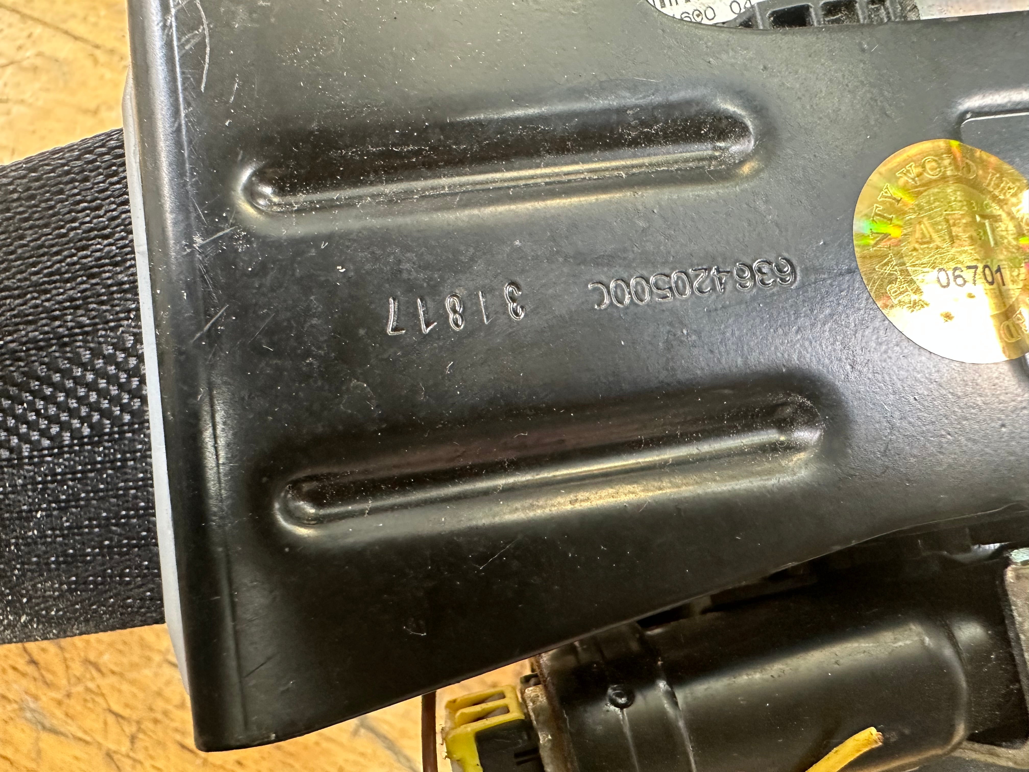 Nissan Micra 2017 K14 Front Seat Belt – Left Passenger Side (636314100C)