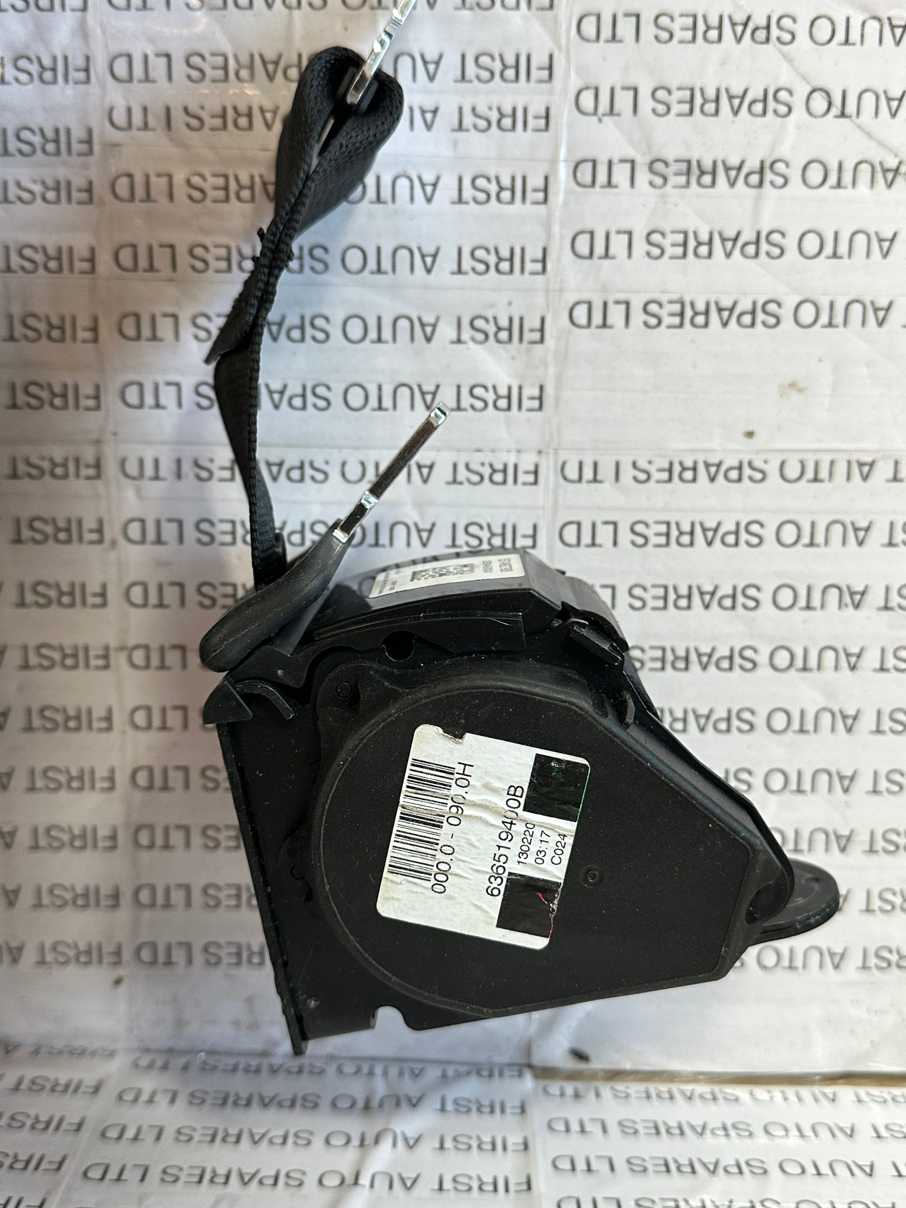 BMW 3 Series G20 2019 Rear Centre Seat Belt (636519400B)