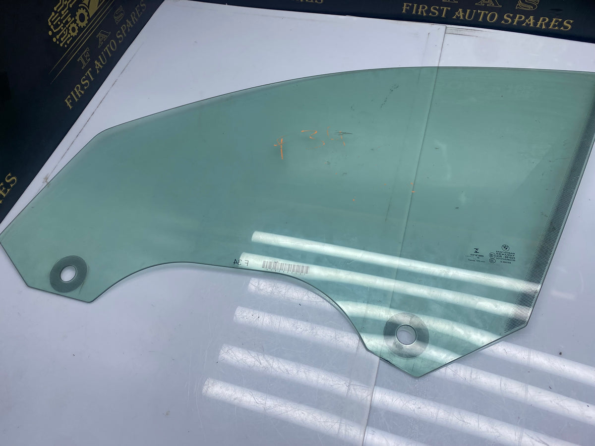 BMW 3 Series F34 Front Driver Side Window Glass 2013–2020