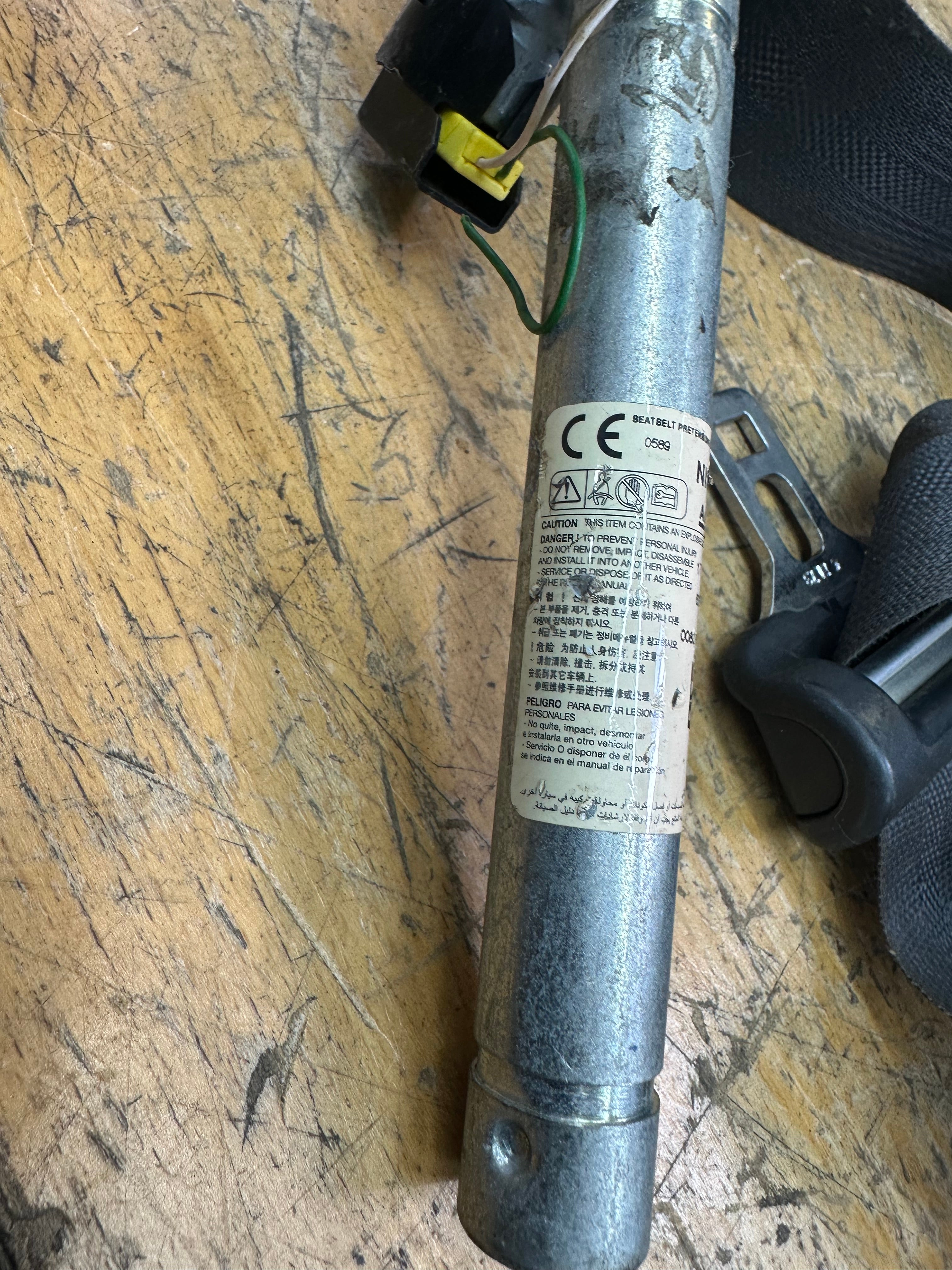 Nissan Micra 2017 K14 Front Seat Belt – Left Passenger Side (636314100C)