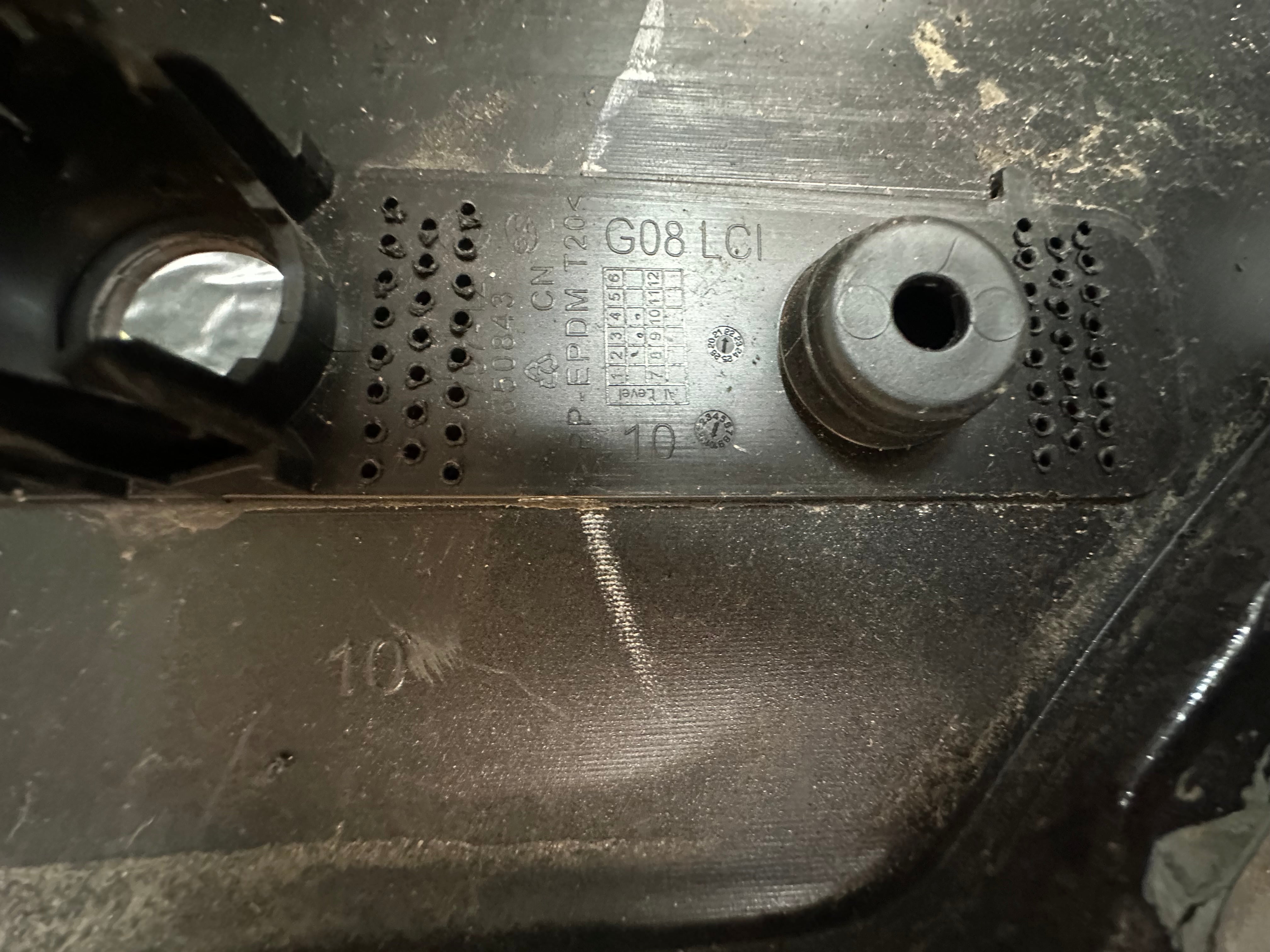 BMW iX3 G08 2020-Onwards M Sport Rear Bumper (Colour Code: M416)