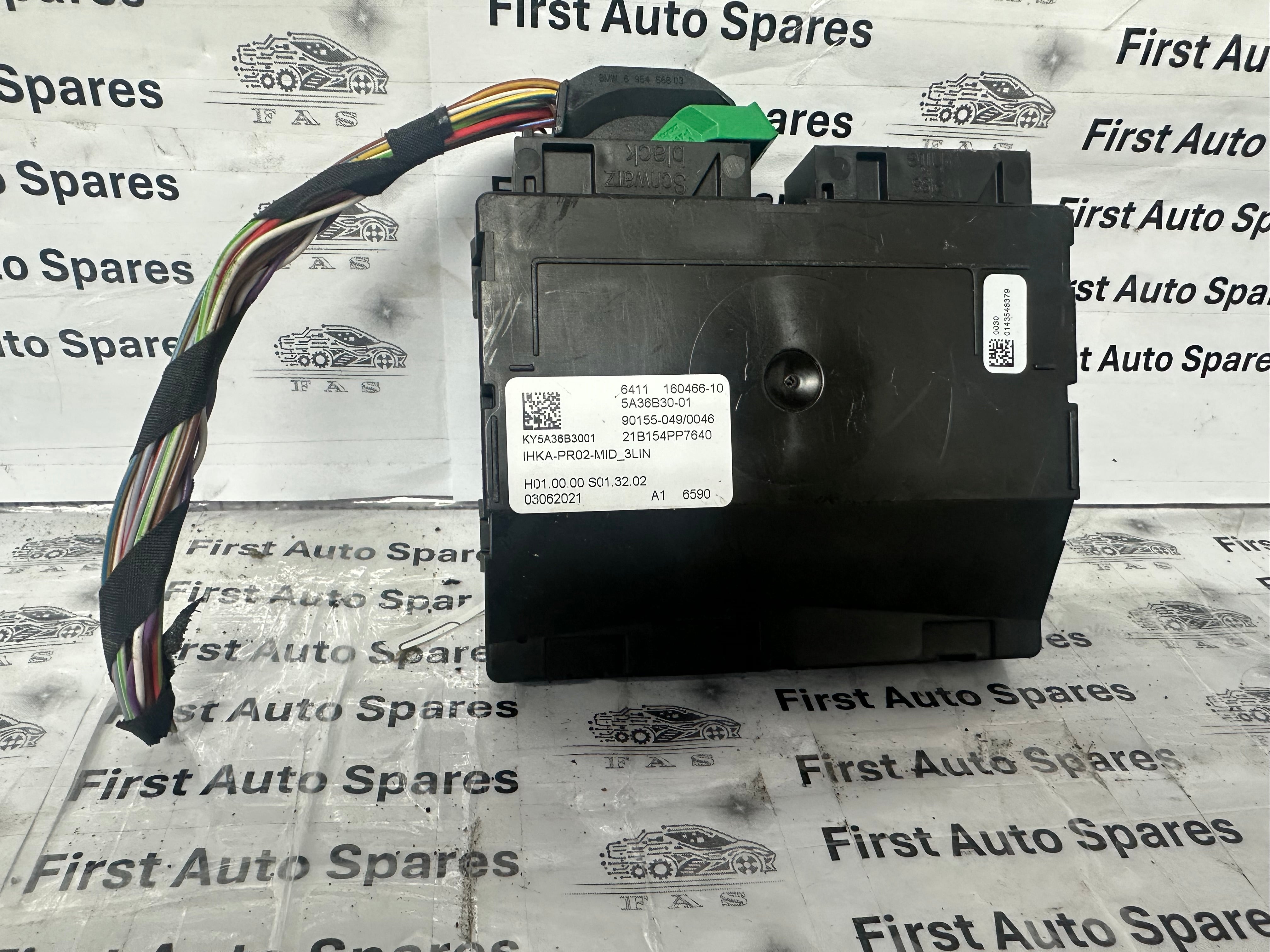 BMW 3 Series G20 Air Conditioning Control Module 2021 (5A36B30) (6411 160466-10)
