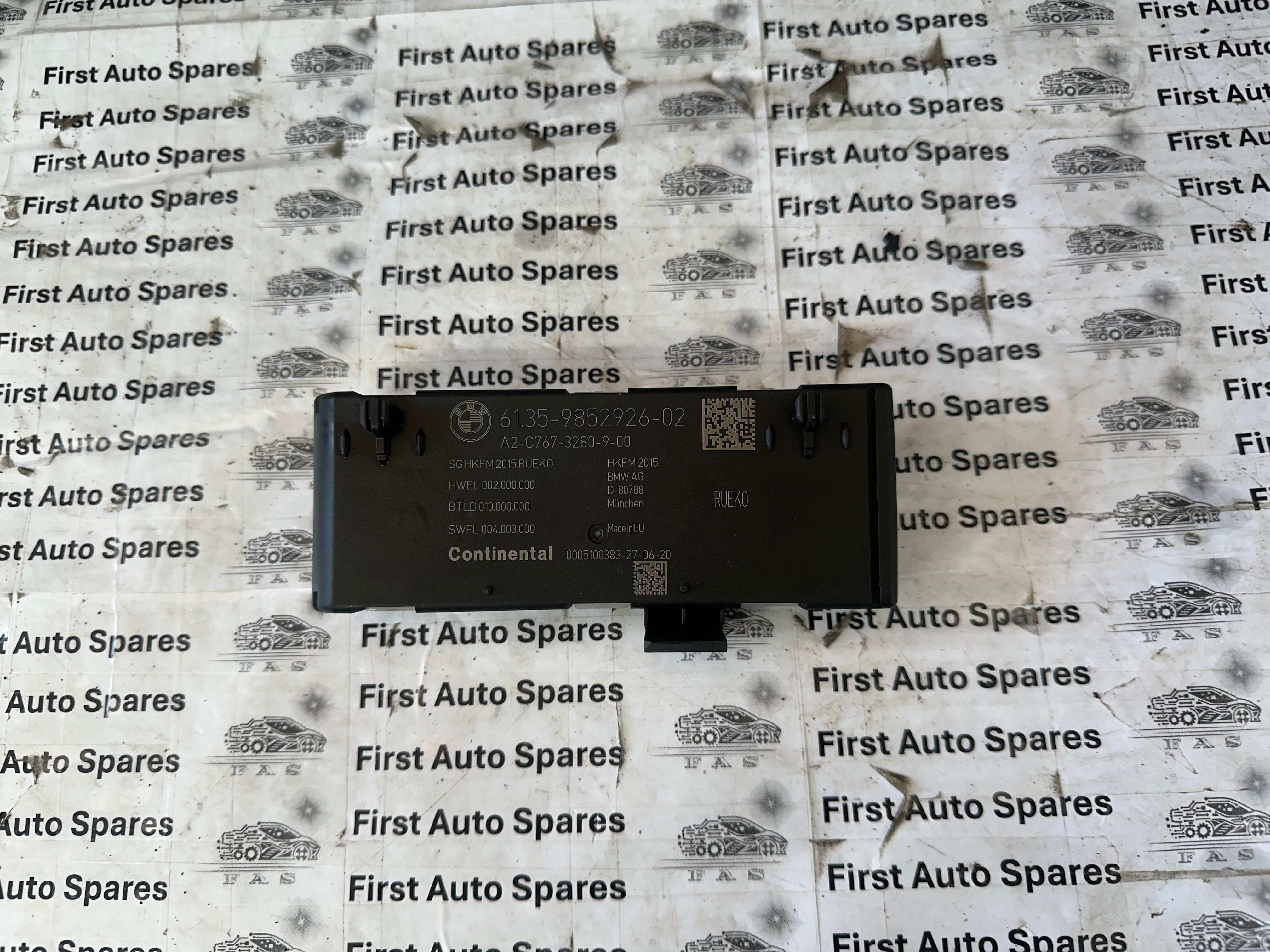 BMW Trunk Lid Function Module CTRL Unit (9852926-02)