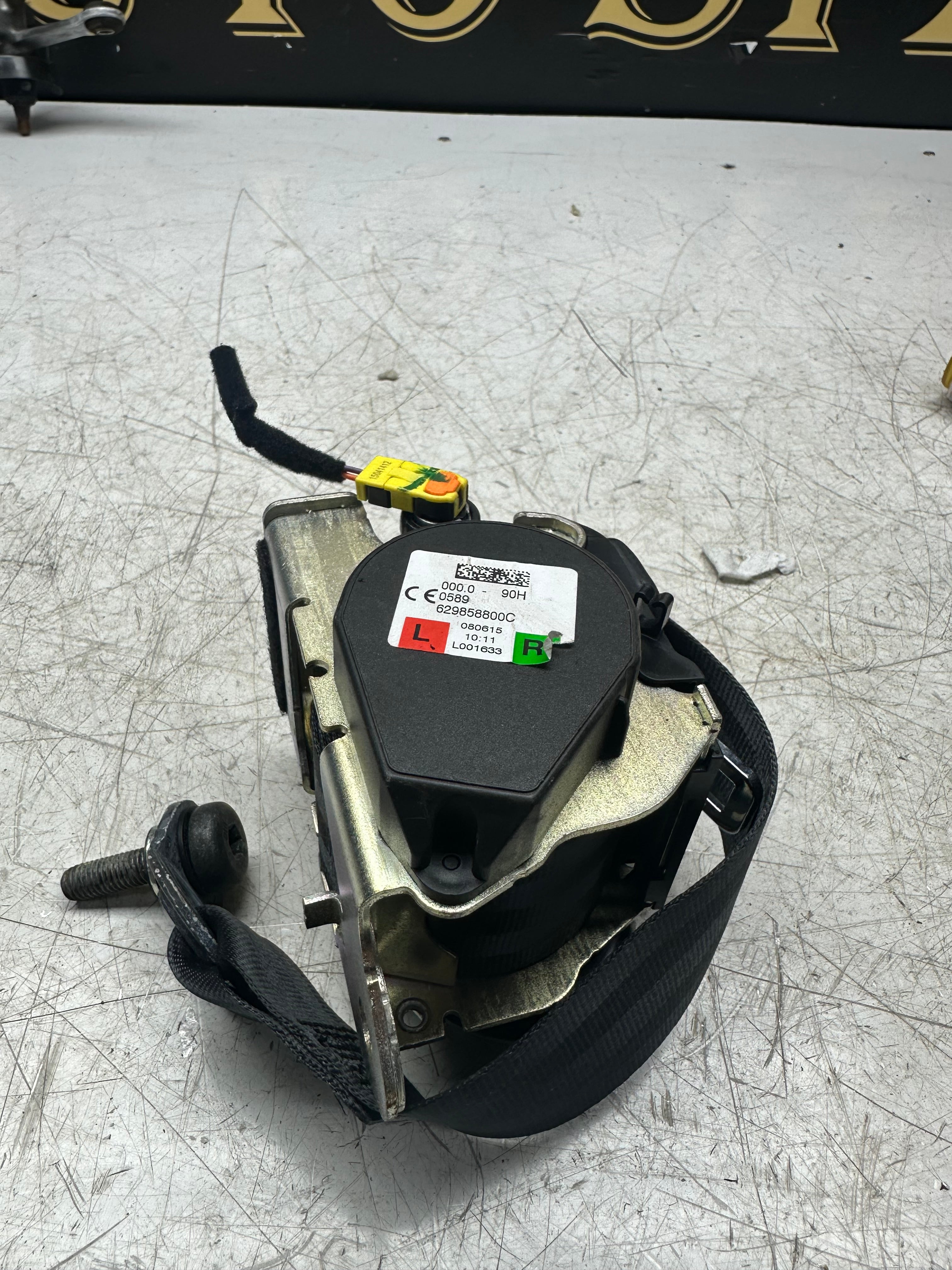 Jaguar XE X760 Rear Seat Belt Left or Right Side 629858800C – 2015–2024