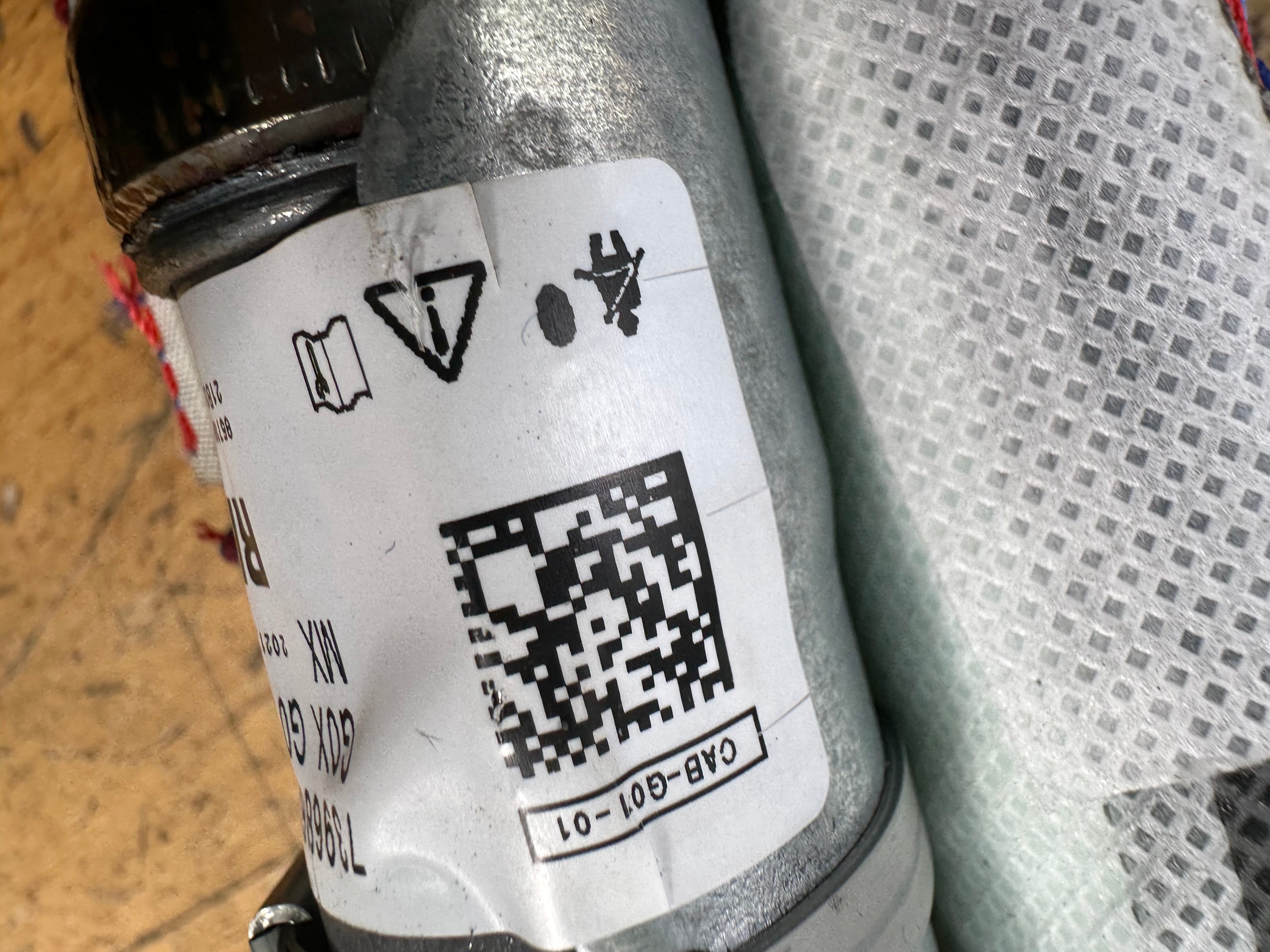 BMW X3 Series X3M G01 RH Right Driver’s Roof Curtain Airbag (7396862-19) (7396862)