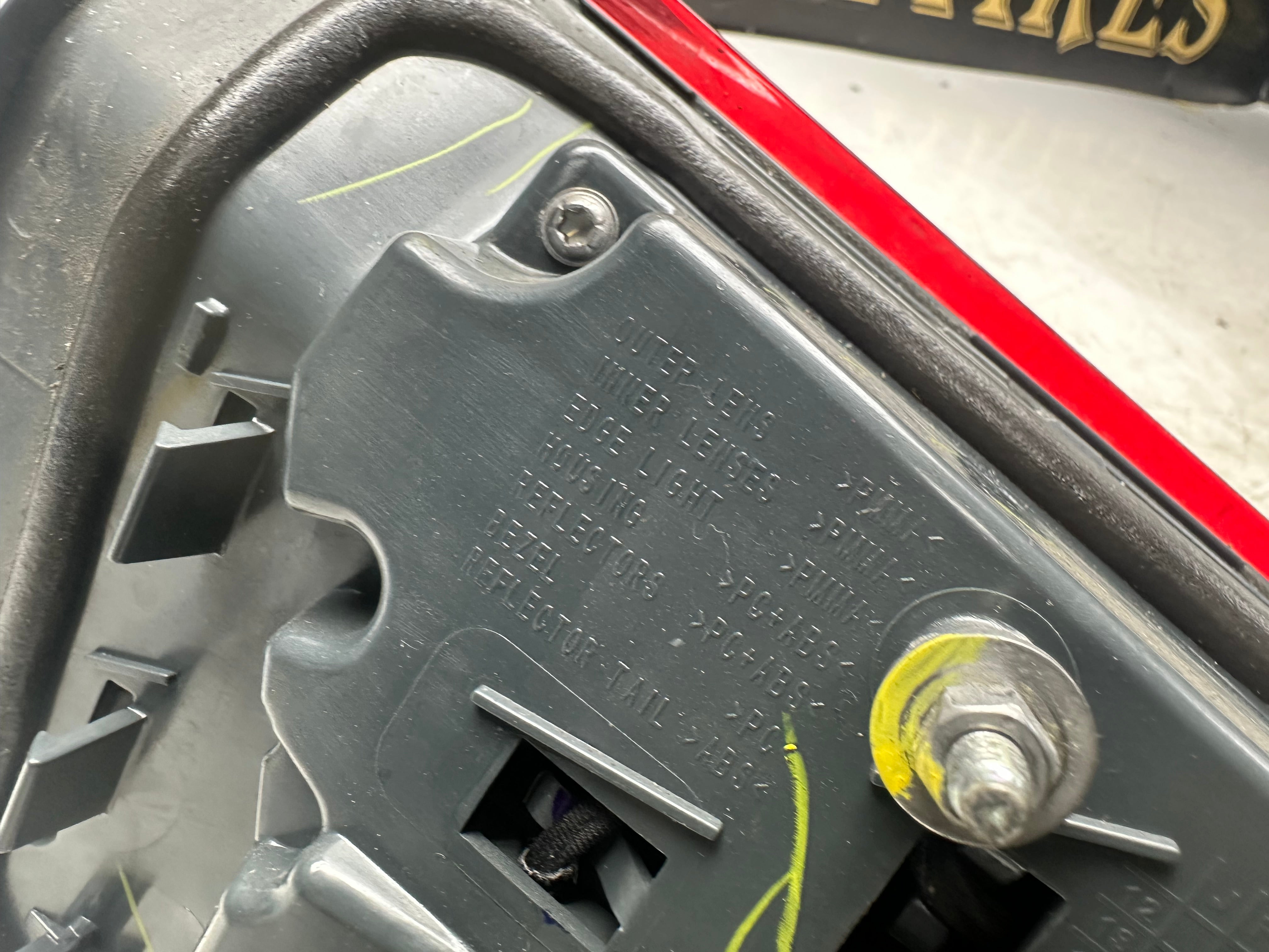 BMW X5 F15 2014 Tail Light Inner Rear Right Driver Side Offside (7301272-07)