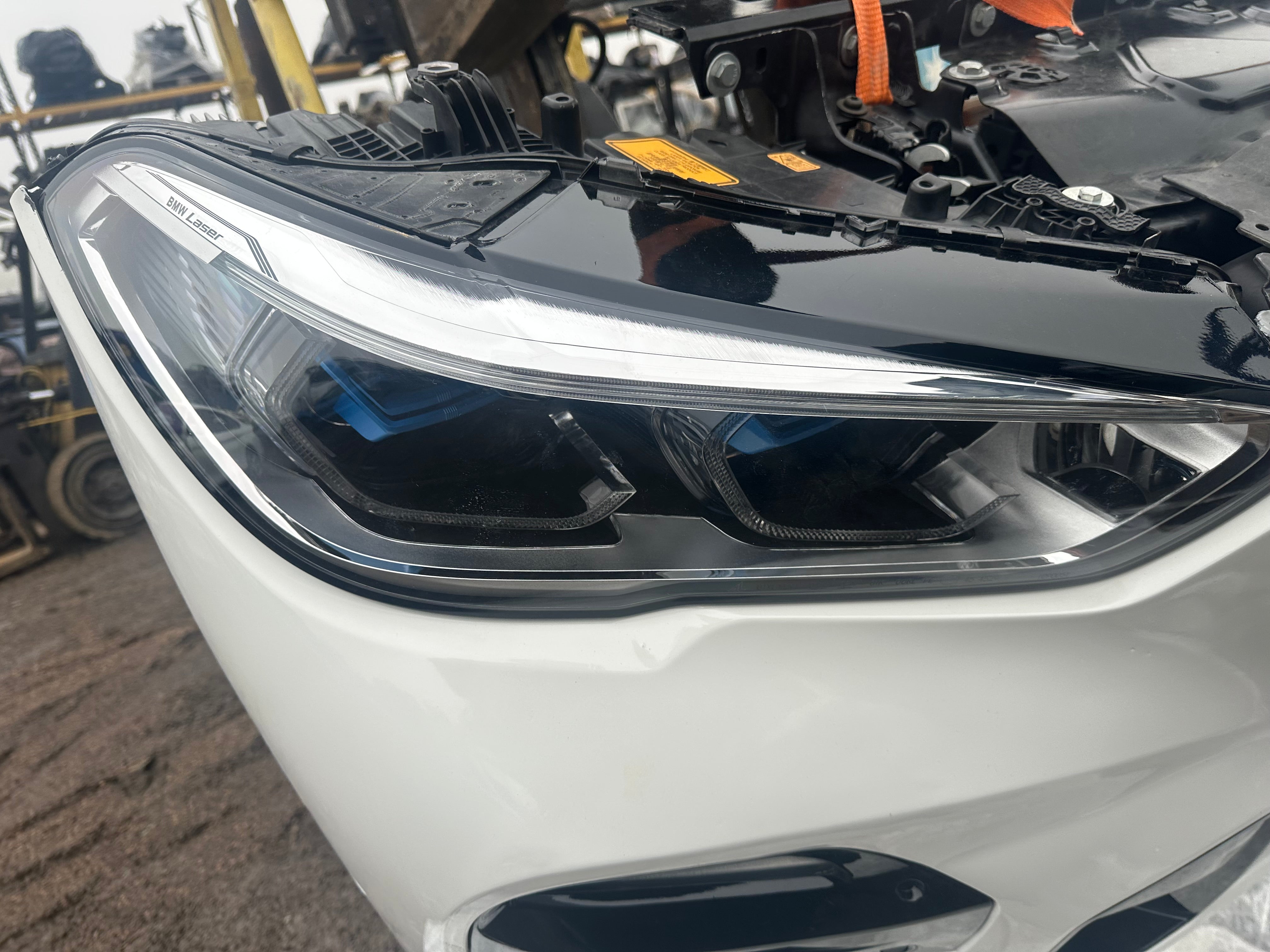 BMW X5 G05 M Sport 2019-2023 Complete Nose Cut with Laser Headlights, Complete Bumper, Slam Panel, and Rad Pack