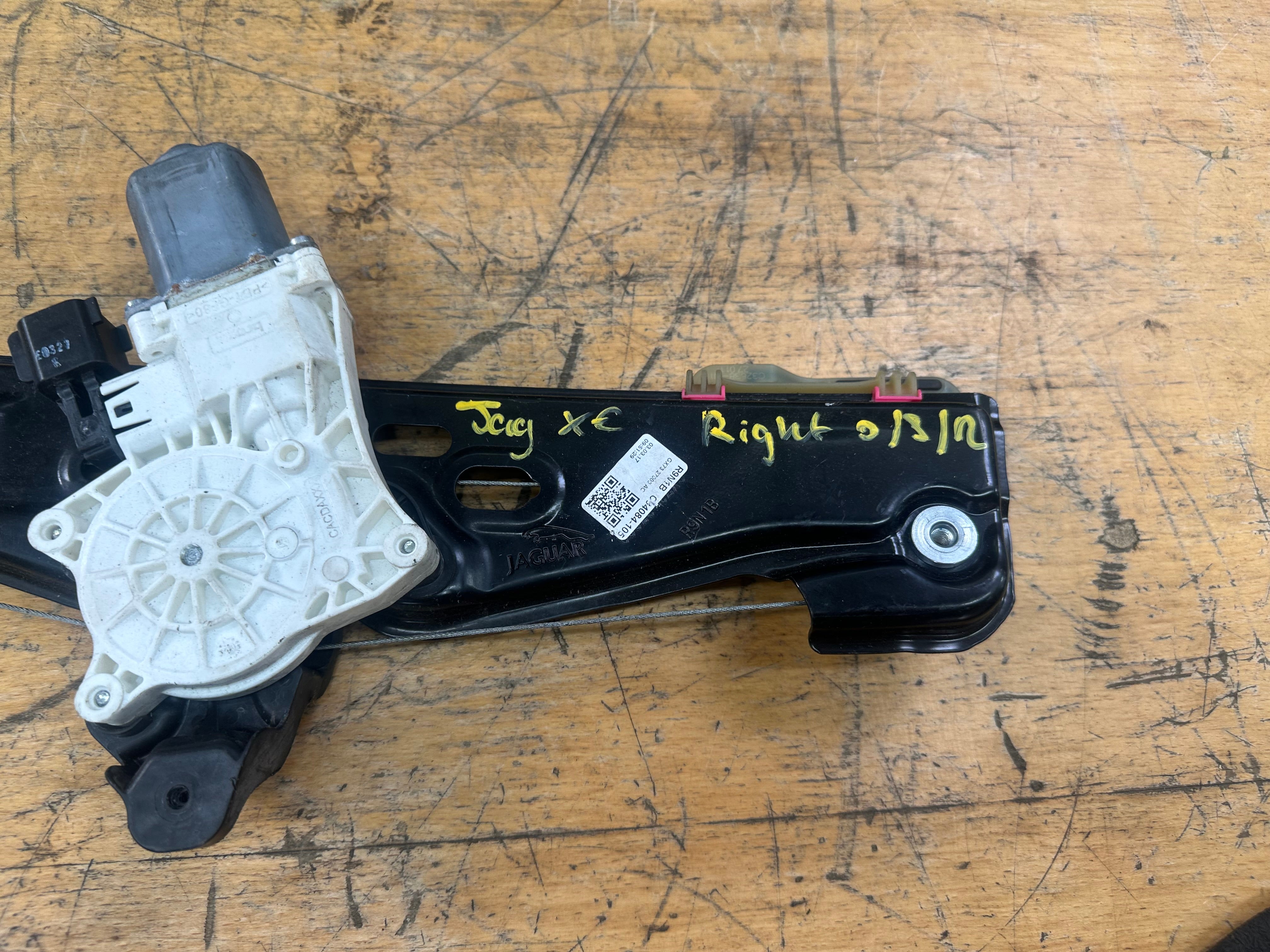 Jaguar XE 2015-2024 Right Rear O/S/R Window Regulator (C34084-105) (R9N1B)