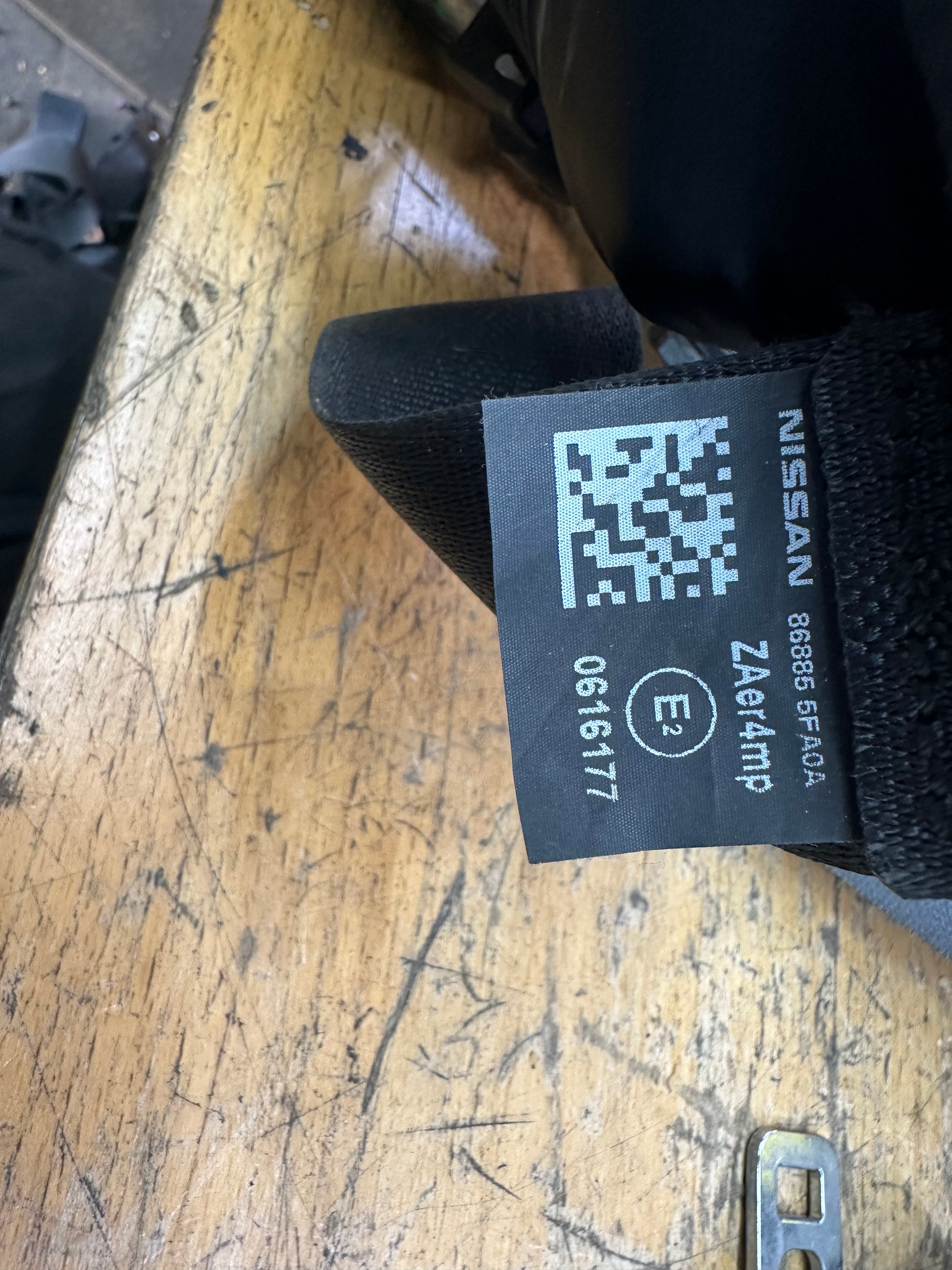 Nissan Micra 2017 K14 Front Seat Belt – Left Passenger Side (636314100C)