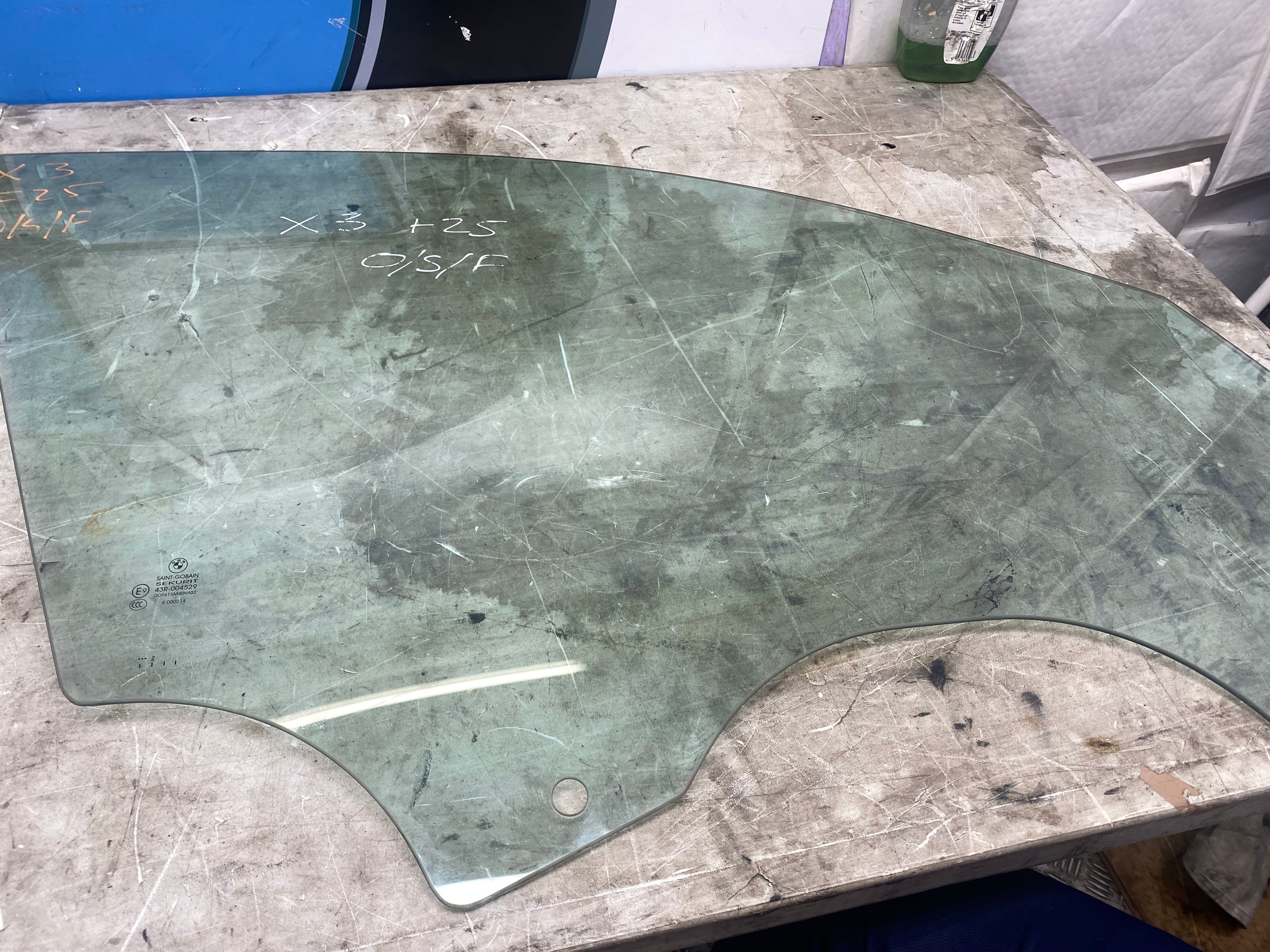 BMW X3 F25 Front Driver Side Window Glass – 2010–2017