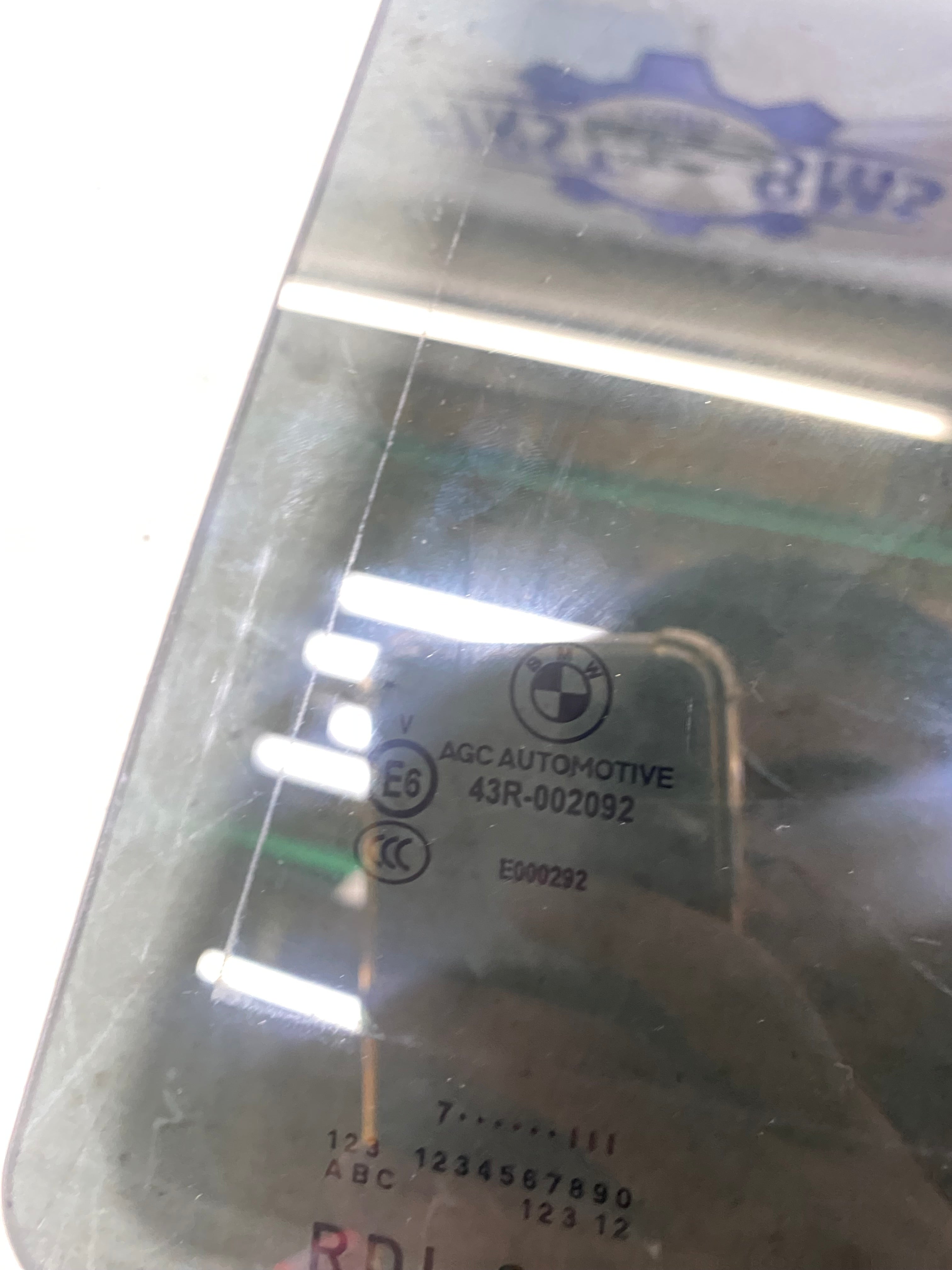 BMW 5 Series G30 Rear Passenger Side Window Glass – 2017–2023