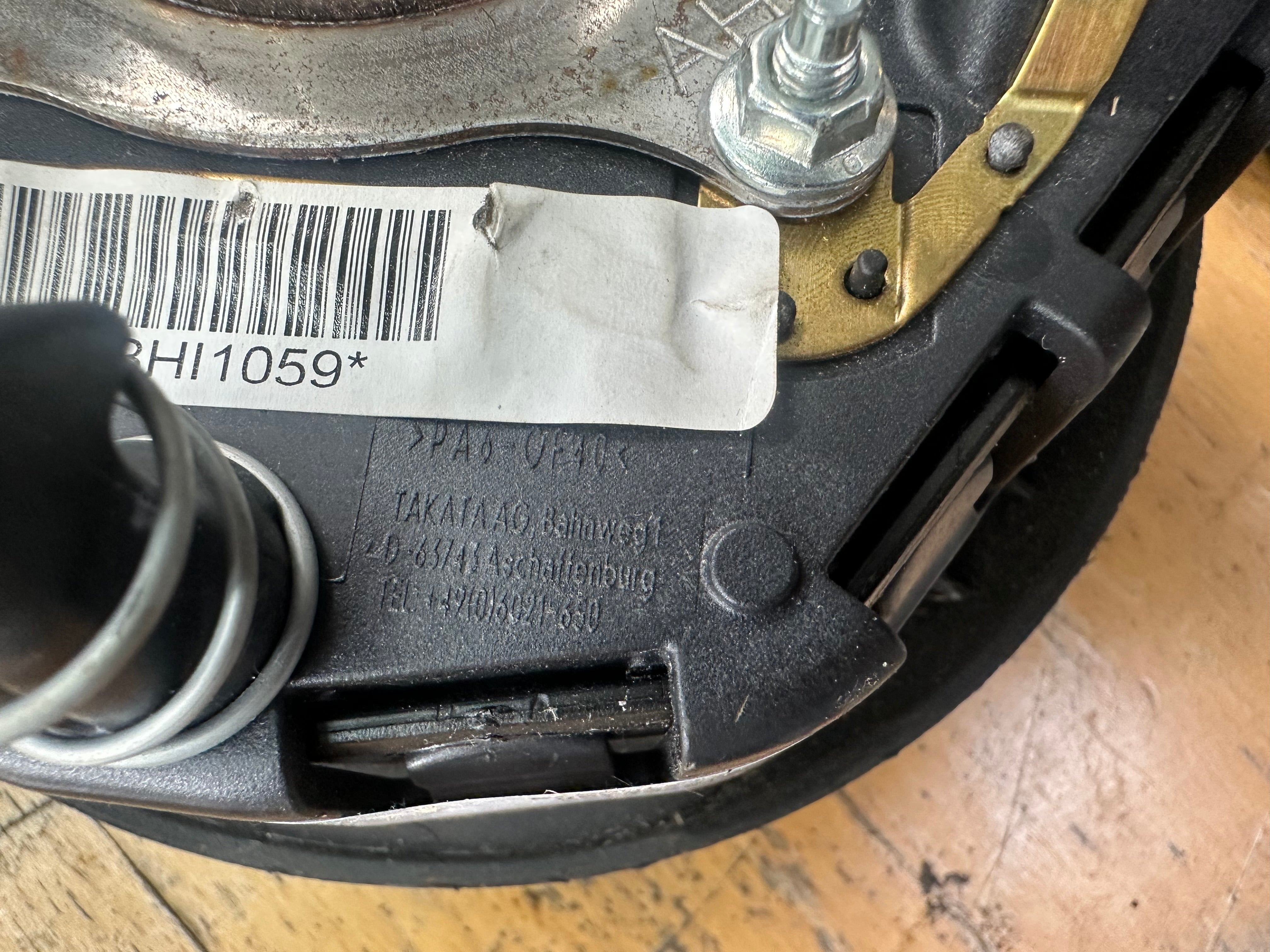 Toyota Yaris 2012 Driver’s Steering Wheel Abag (45019-0D420) (310565699B4U-AA)