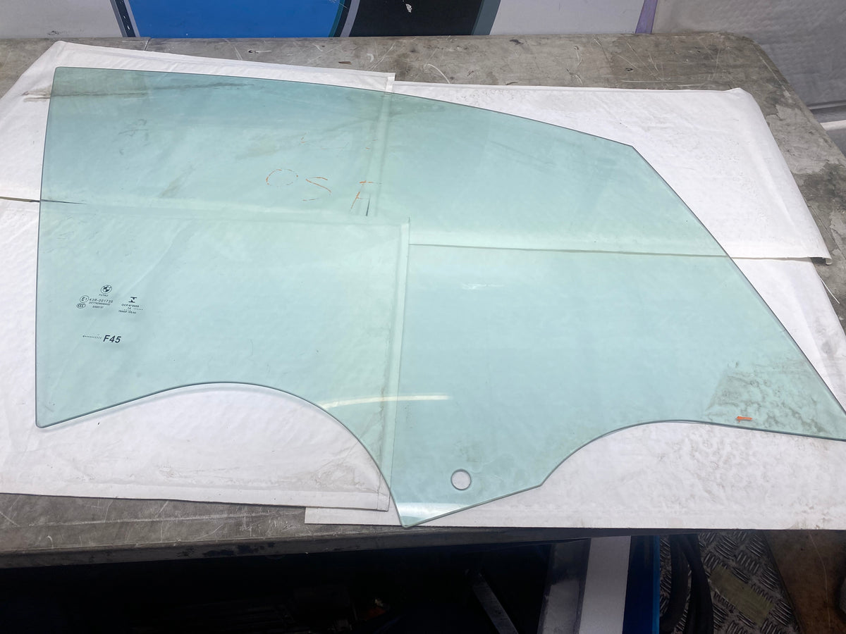 BMW F45 Front Driver Side Window Glass – 2014–2021