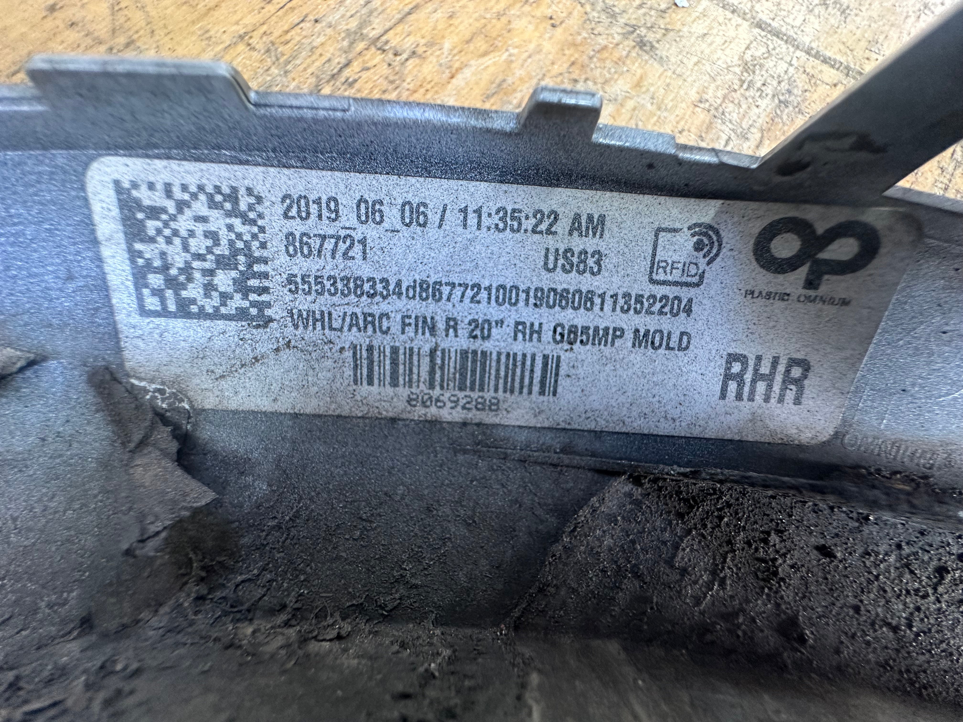 BMW X5 G05 M Sport 2019-2024 Right Driver’s Rear Wheel Arch Trim (8069292) (867721)