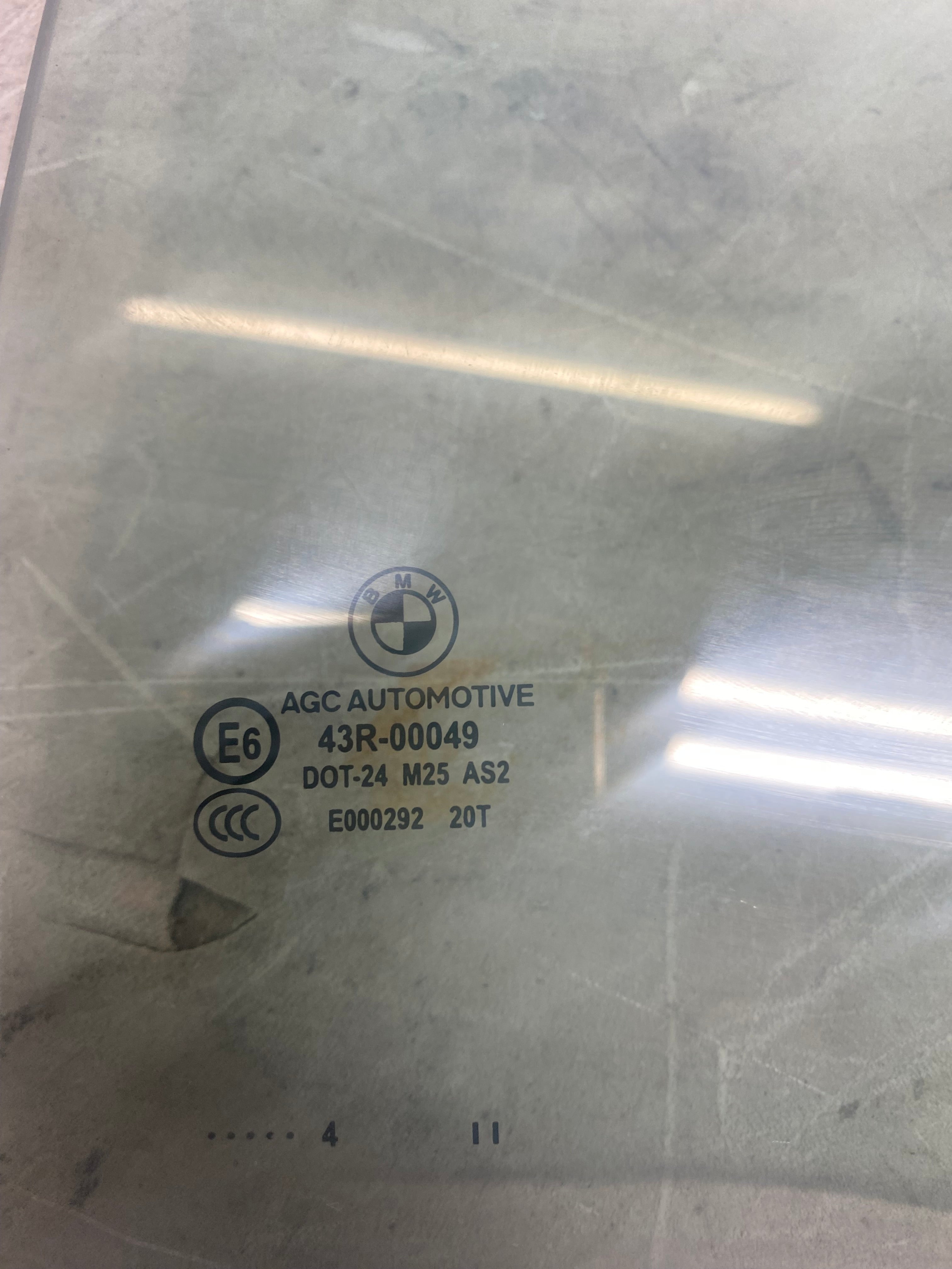 BMW 5 Series F11 Passenger Side Window Glass – 2010–2017