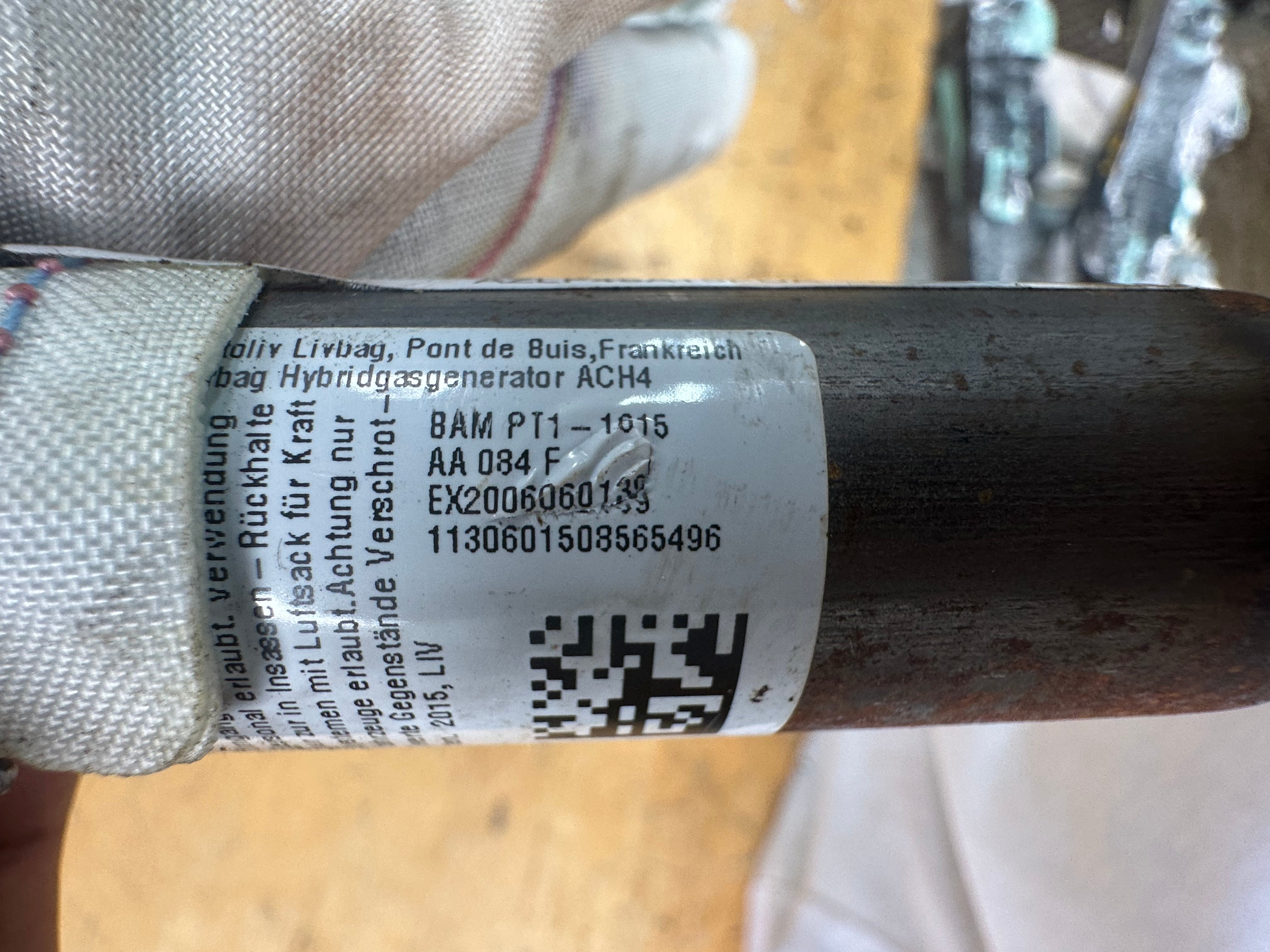 Toyota Yaris XP130 LH Left Passenger Safety Roof Curtain (BAM PT1-1615) (EX2006060139)