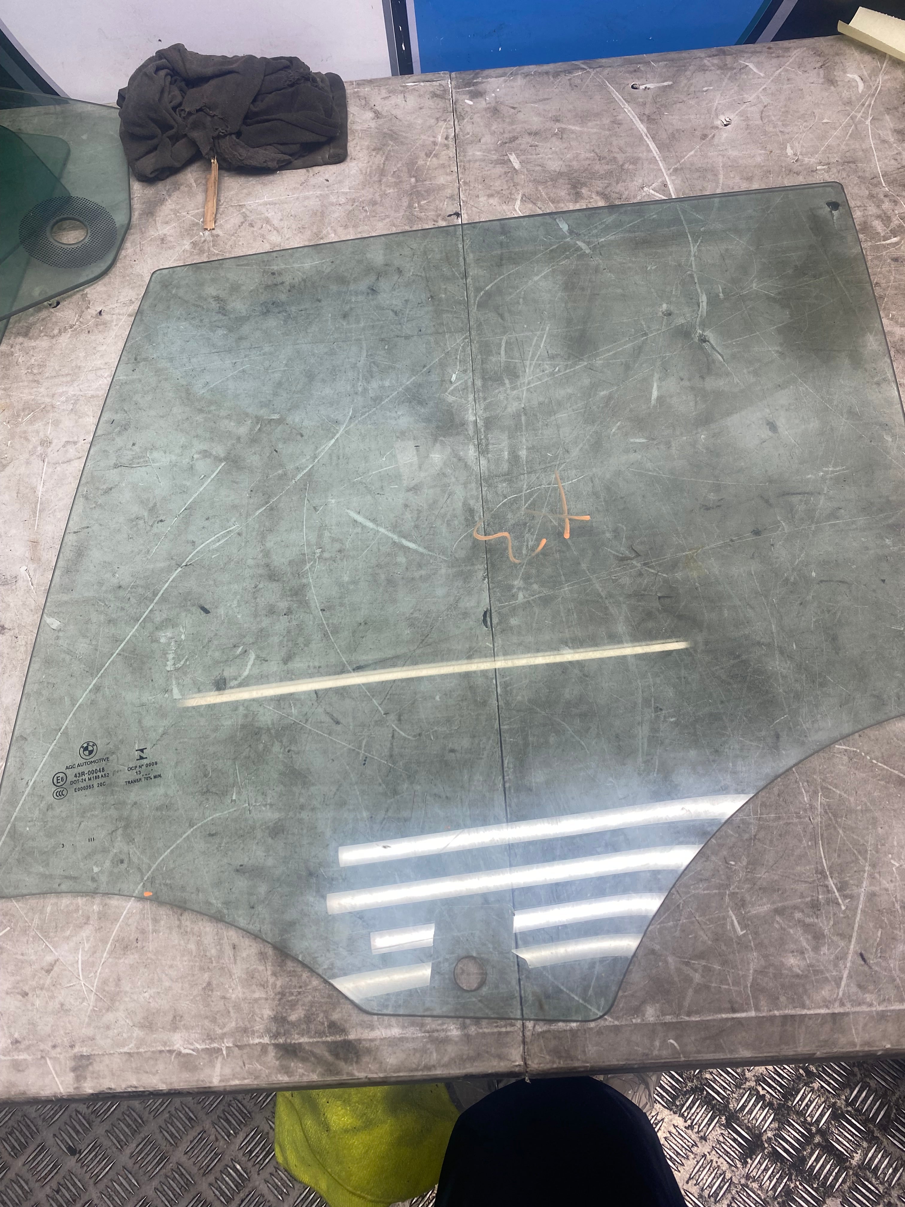 BMW X3 Rear Driver Side Window Glass