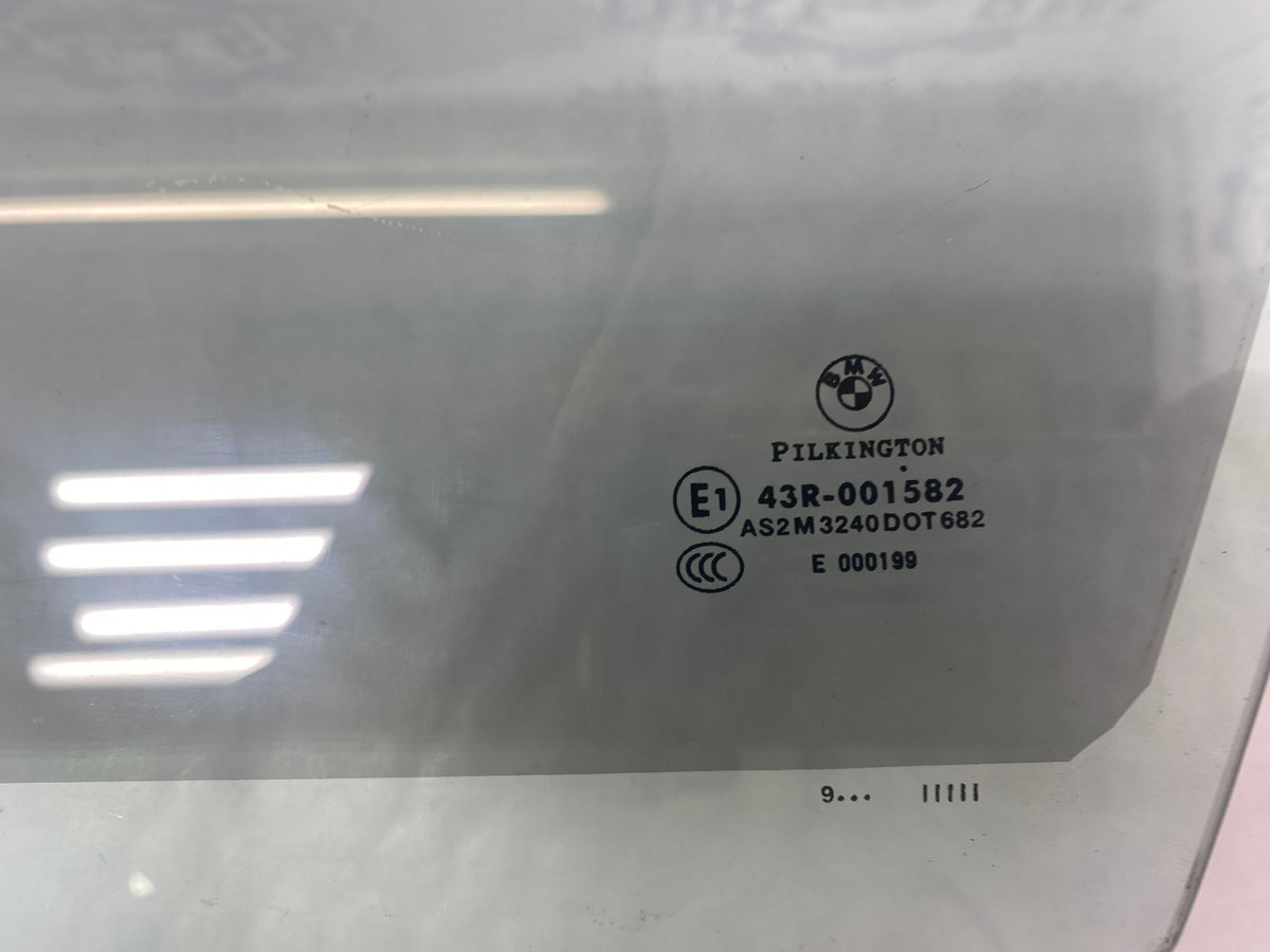 BMW E60 Front Passenger Side Window Glass – 2003–2010