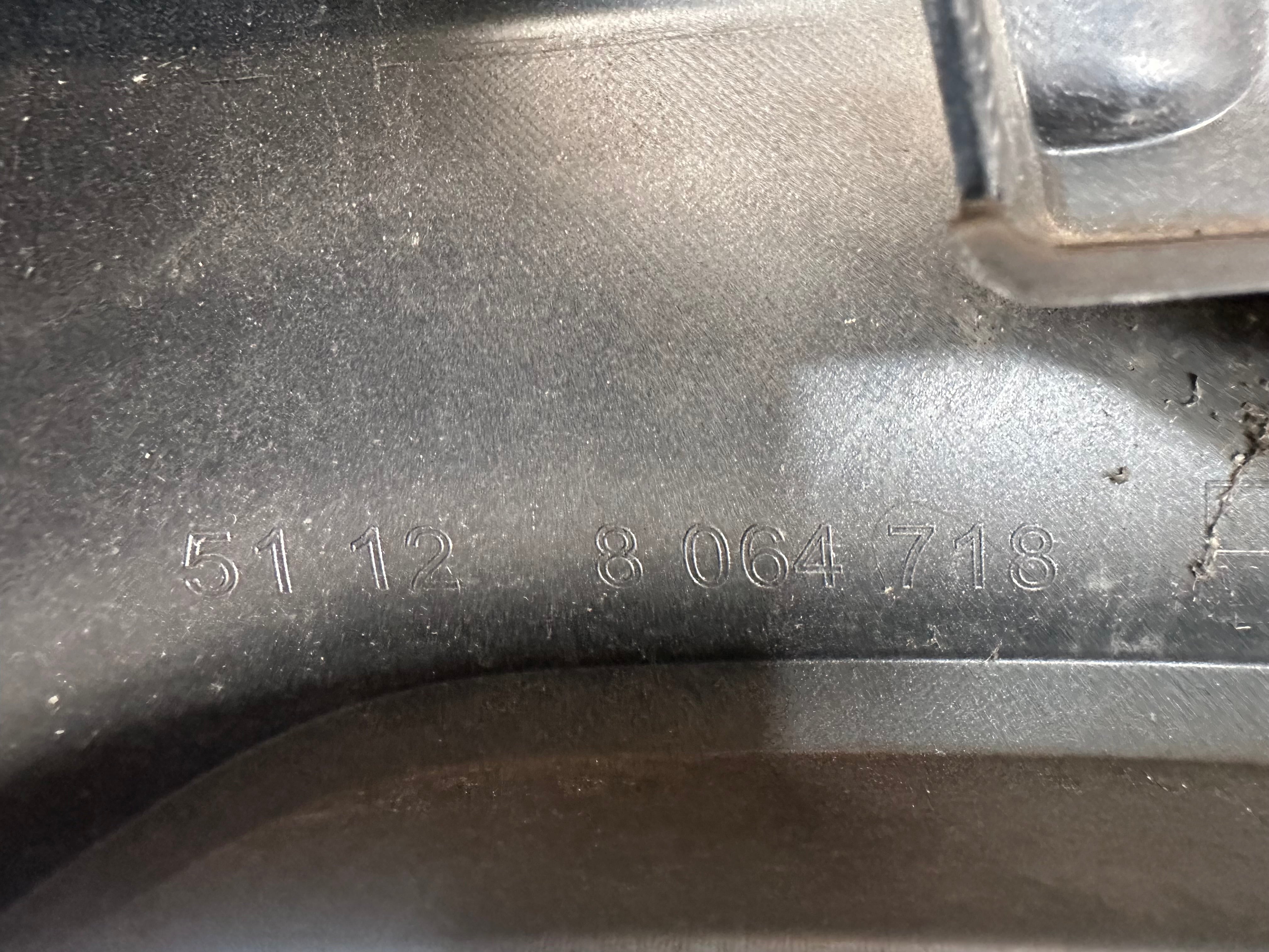 BMW 5 Series G30 M Rear Bumper Diffuser (51128064718) (8064718)