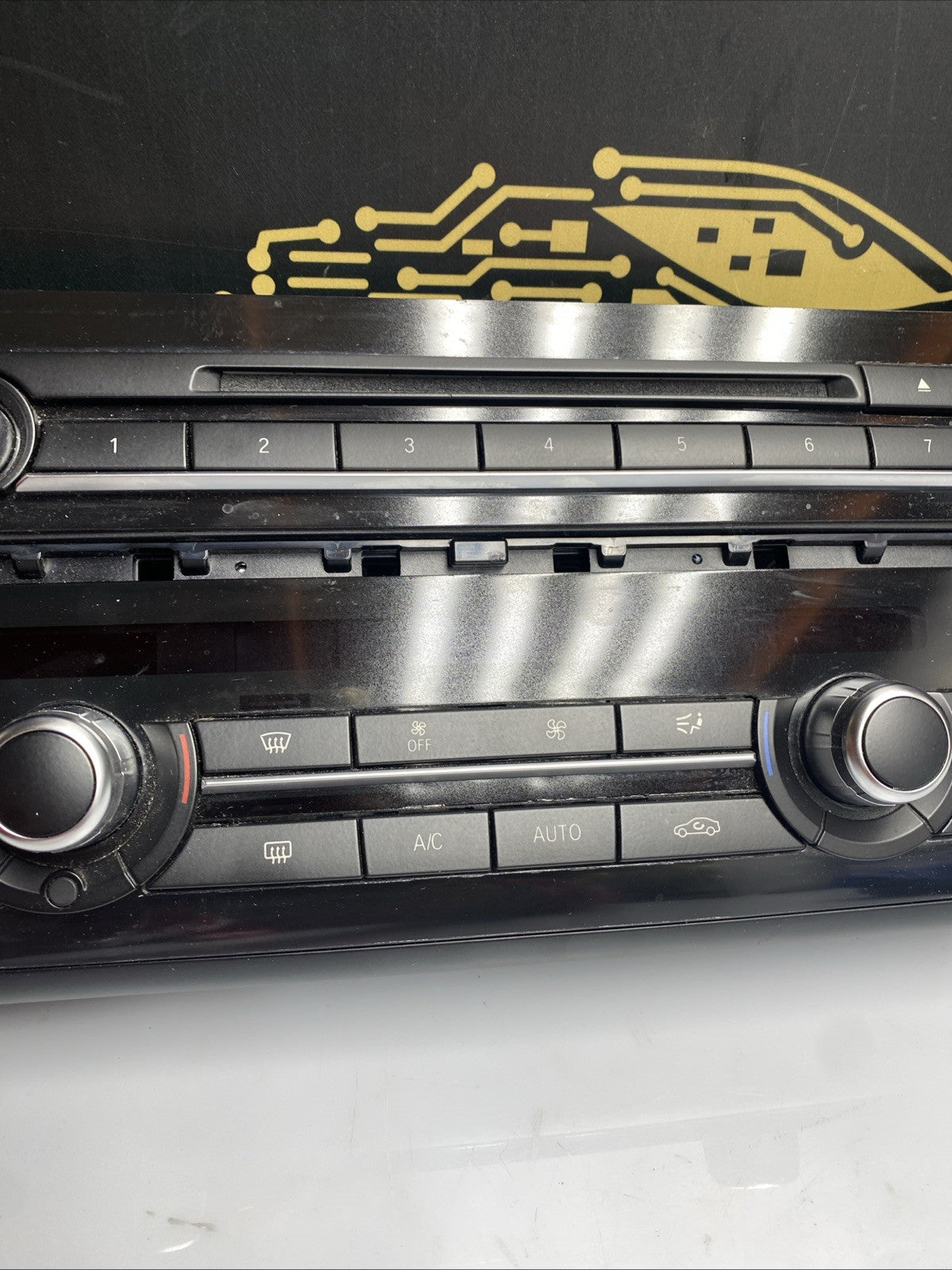 BMW 5 SERIES 520D M SPORT (F10)  HEATER CONTROL PANEL & STEREO 13-16 6805766